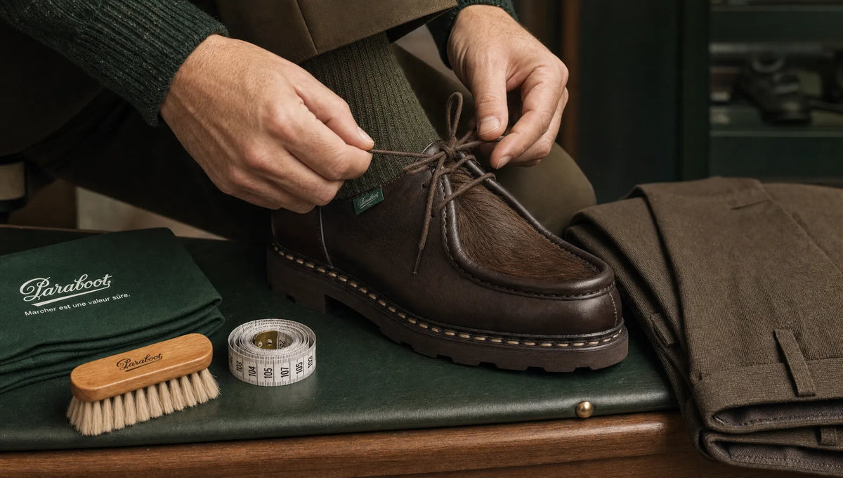 Paraboot Michael hombre: ajuste y combinaciones esenciales