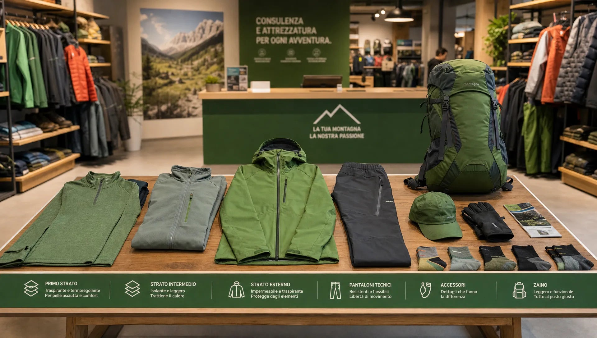 Vestiti da montagna: capsule pratica per quattro stagioni