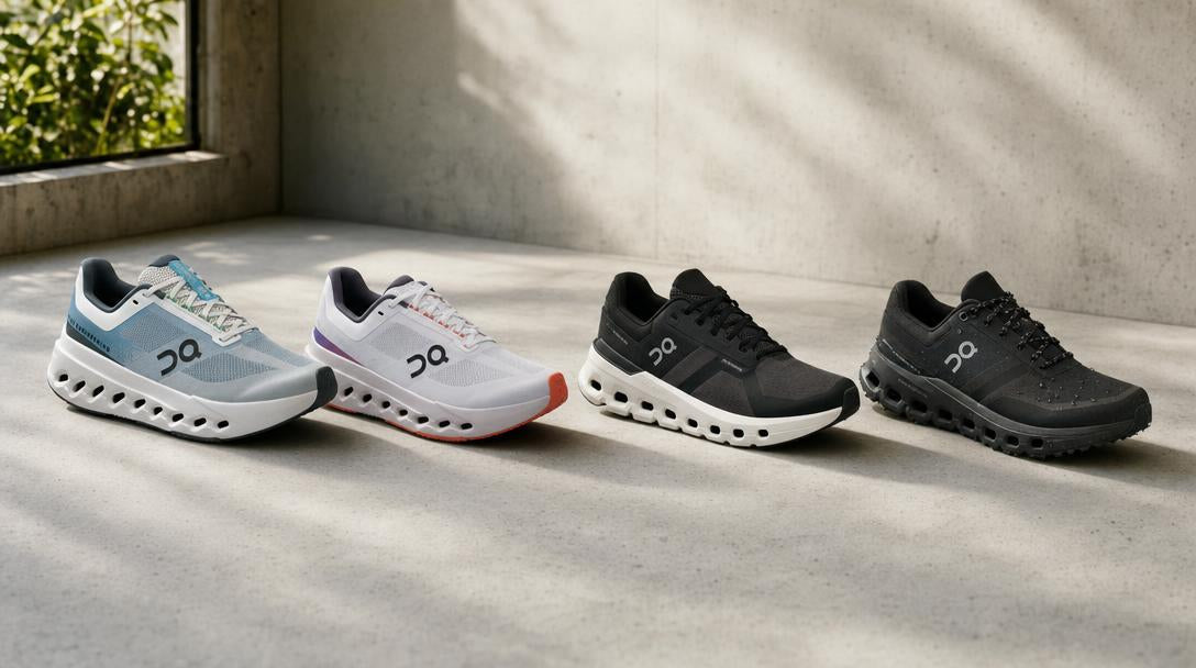 Schoenen On Running vergeleken voor dagelijks gebruik, hardlopen op de weg en waterdichte uitvoeringen