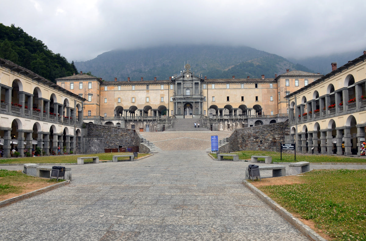 Veduta reale del Santuario di Oropa