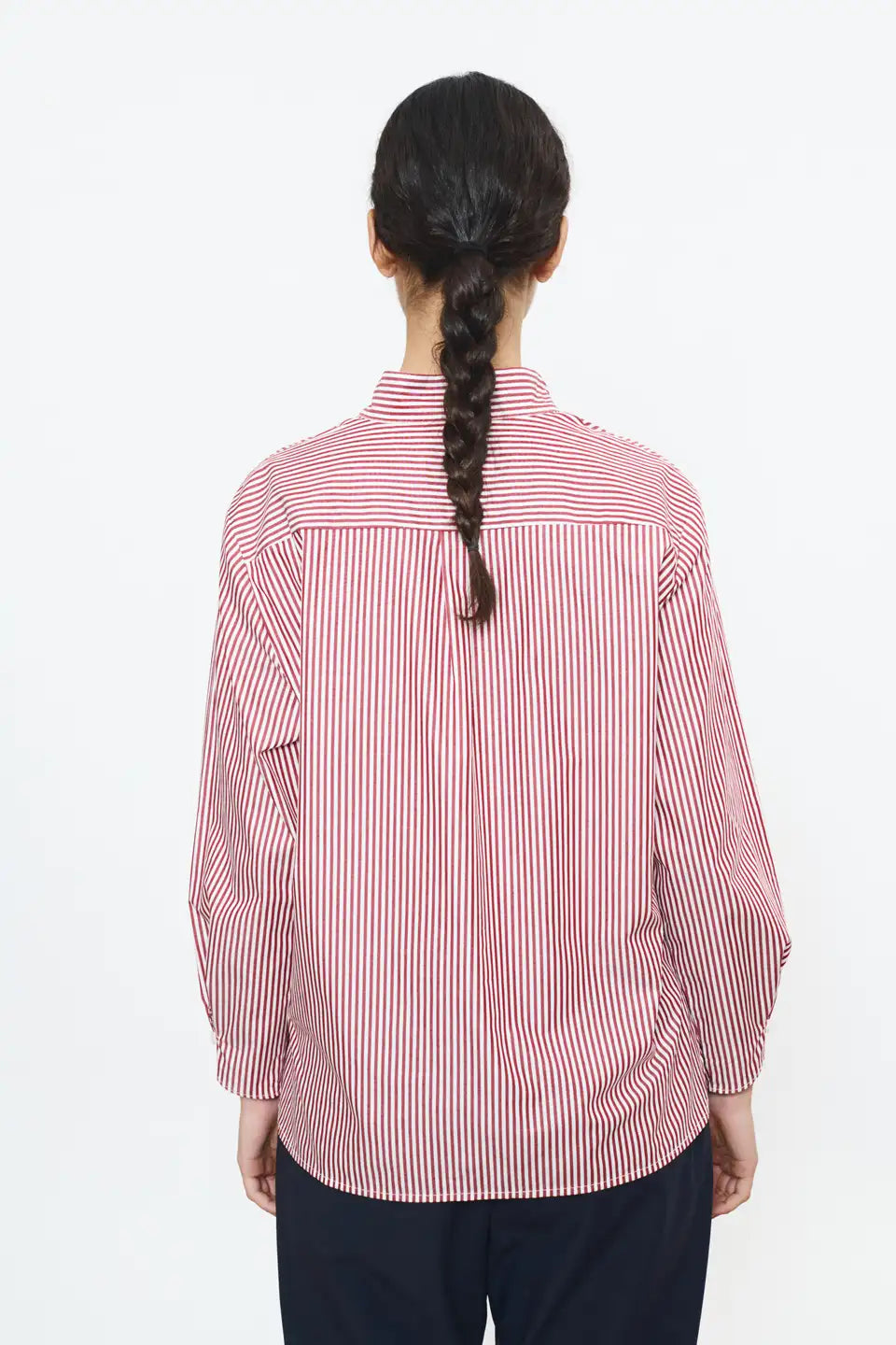 Camisa Dua Mujer White / Bordeaux