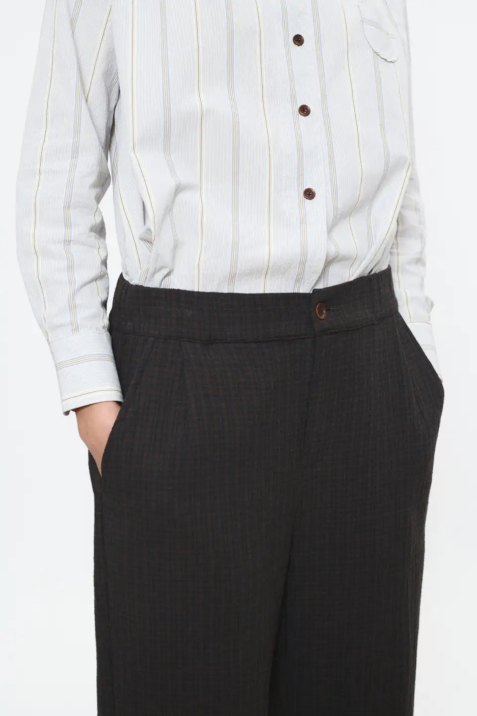 Camicia Tidal Donna Ecru / Grey