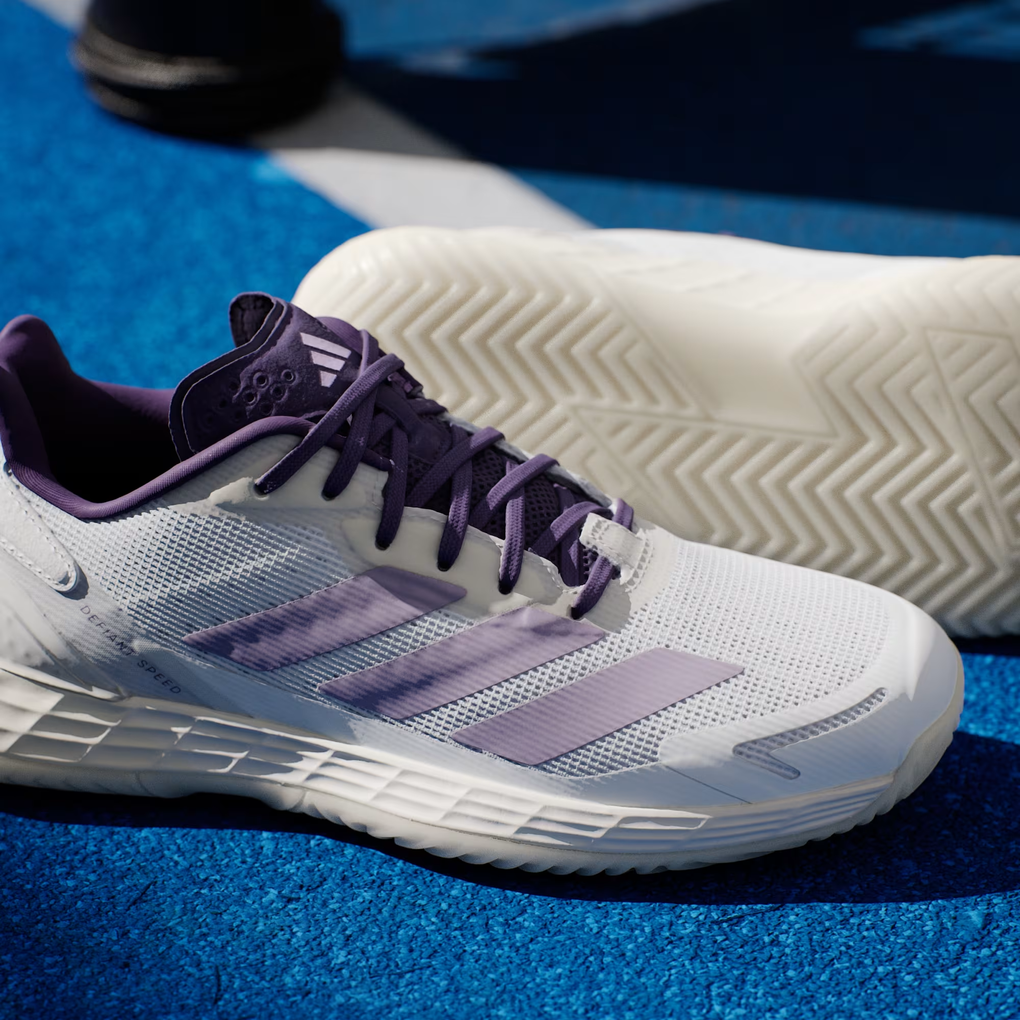 Chaussures de tennis Defiant Speed 2 Femme Cloud White/Powder Plum/Aurora Plum