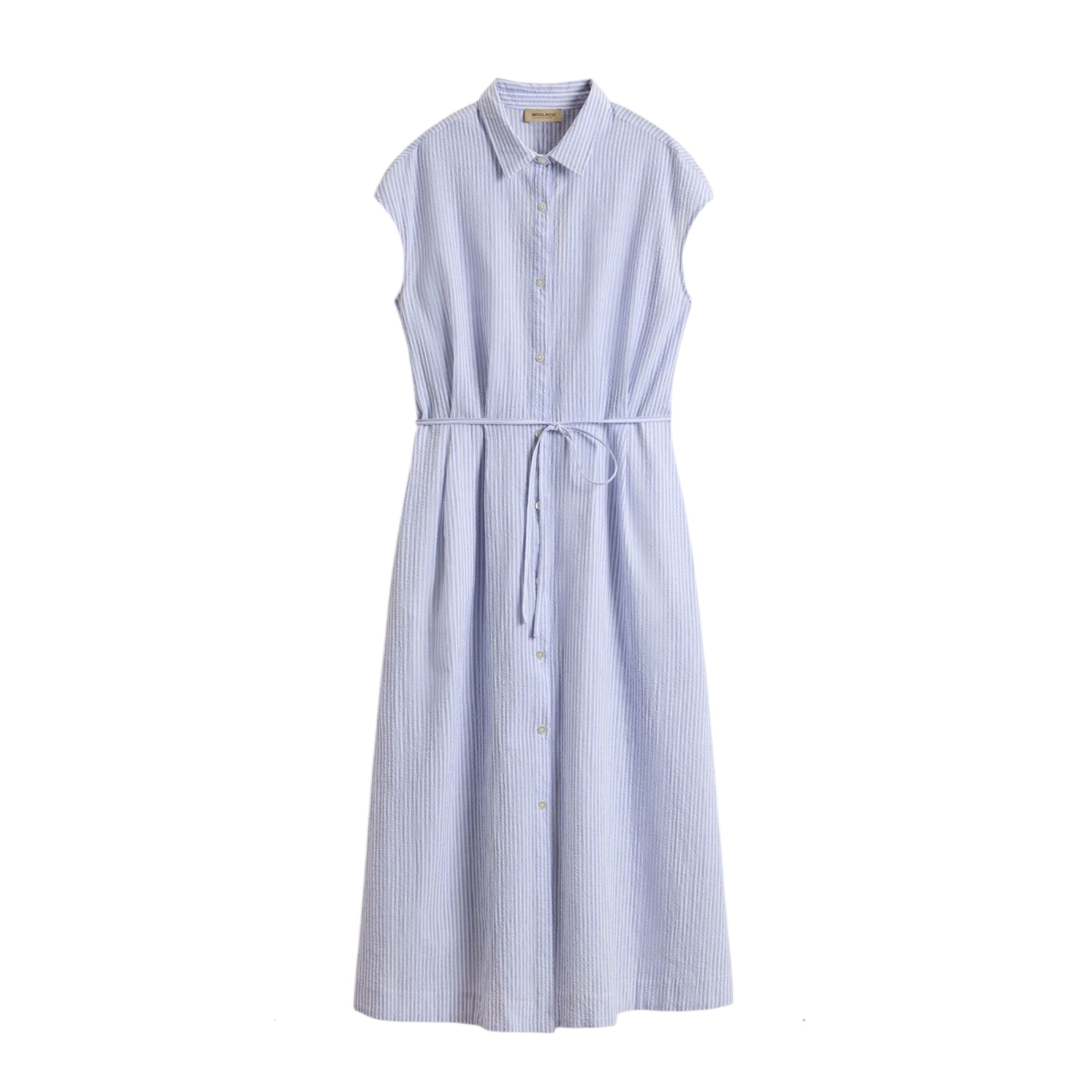 Vestito Long Donna Blue Stripe