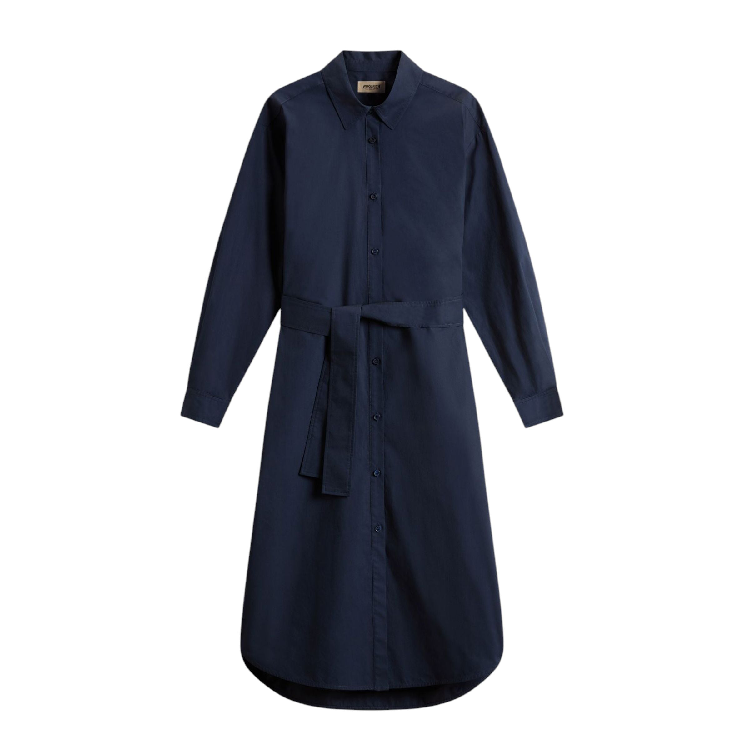 Vestito Belted Donna Melton Blue