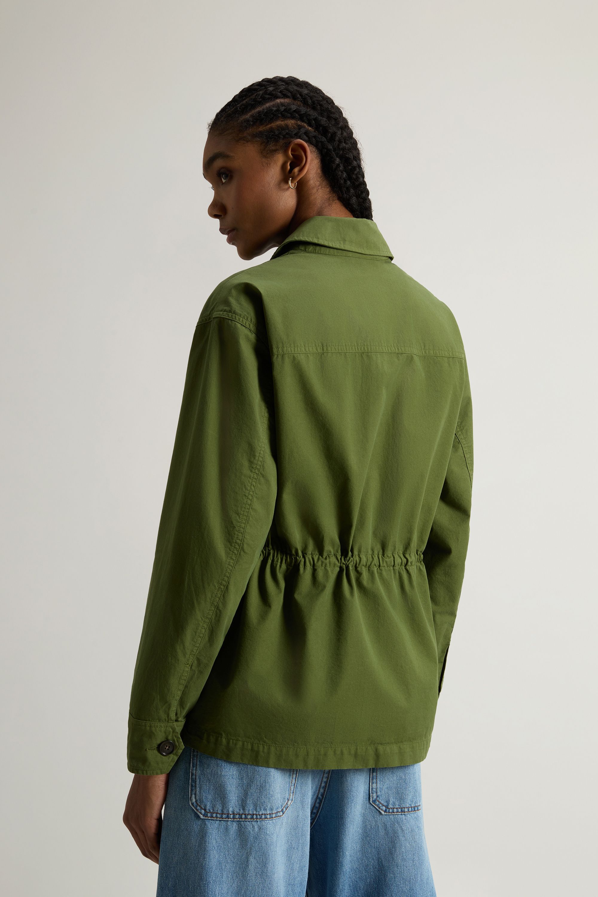 Woolrich | Camicia Overshirt Donna Cypress - Fabbrica Ski Sises
