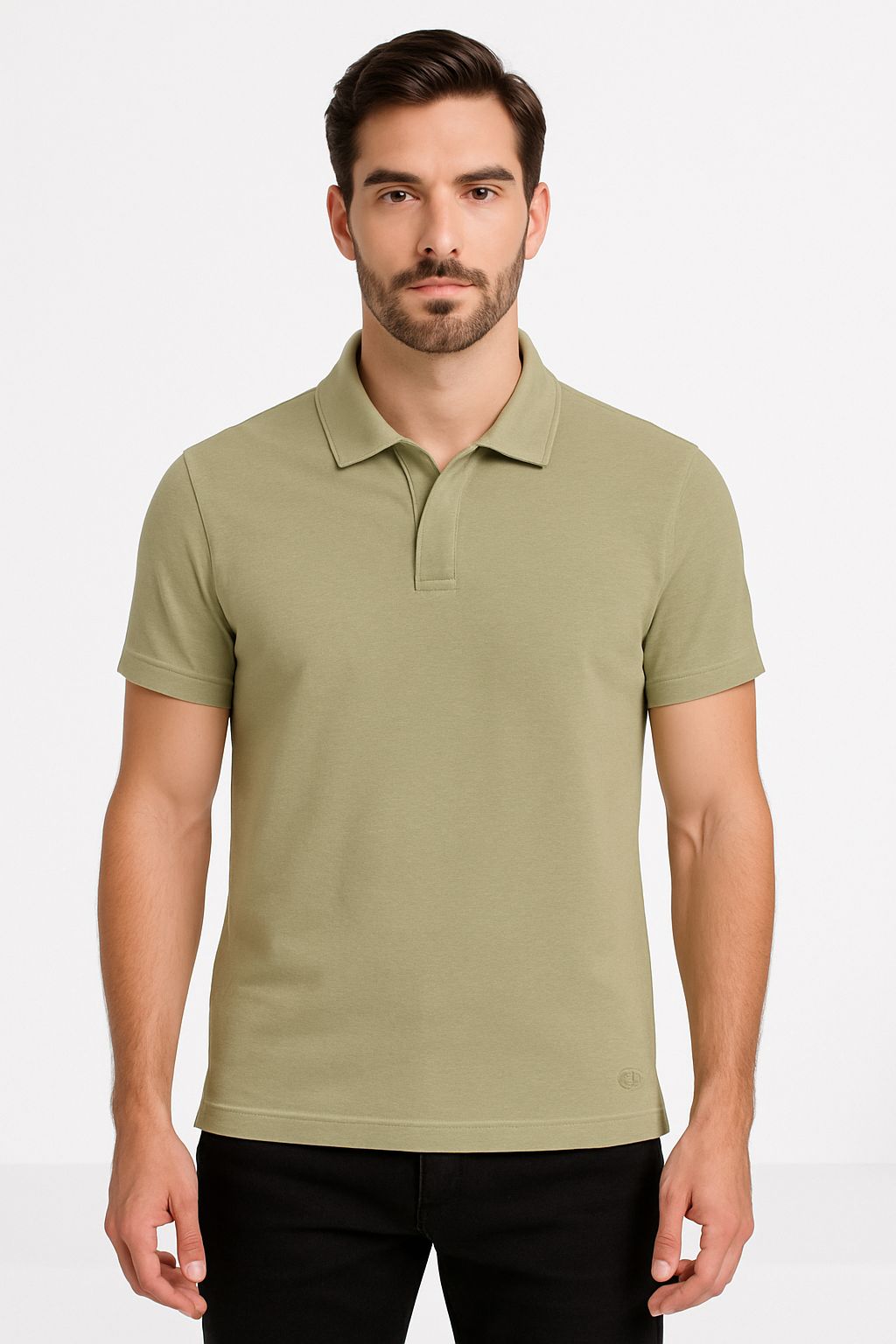 Polo Vibe Uomo Sage