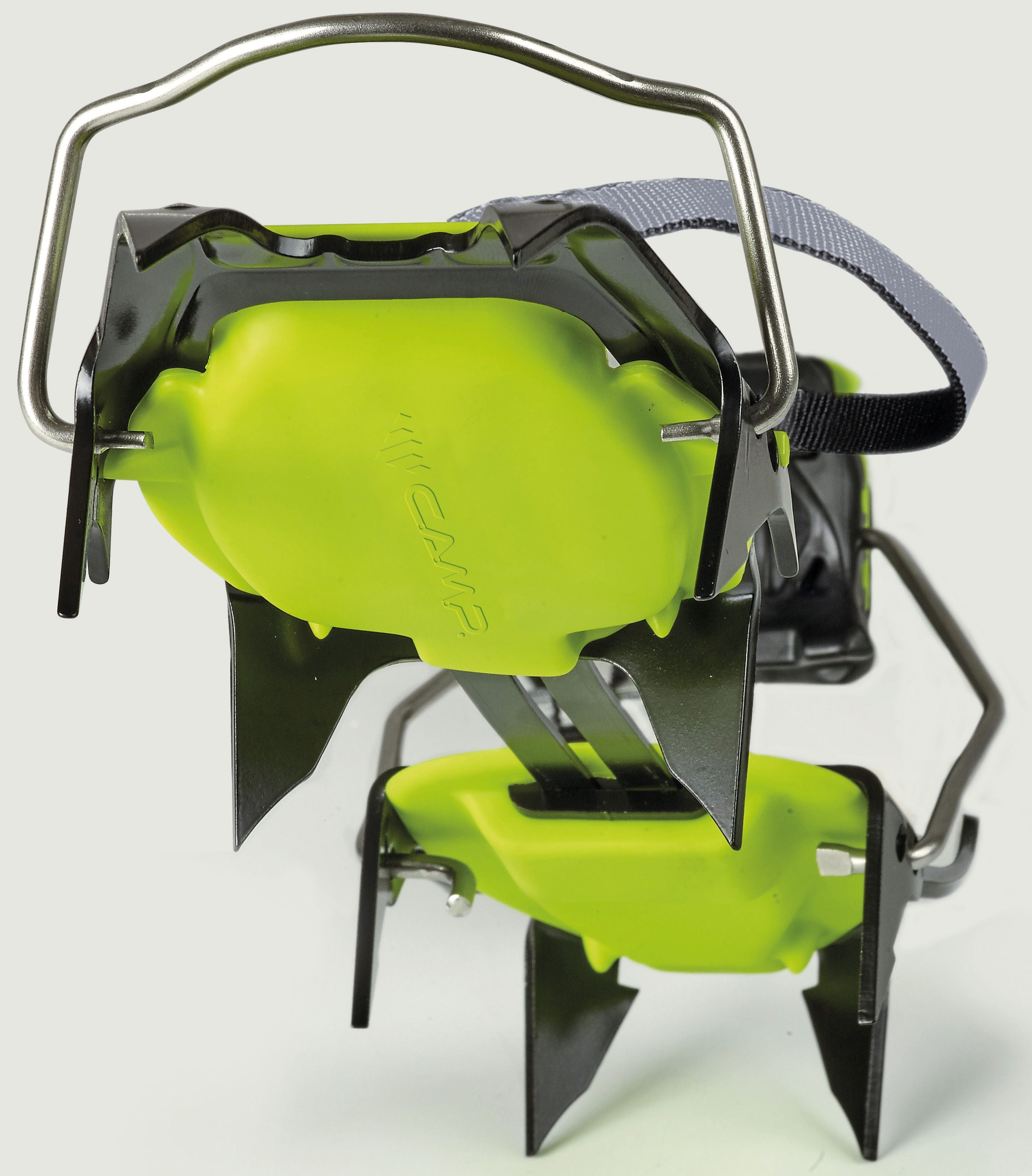 Ascent Auto/Semi Auto Crampons Black/Green Lime