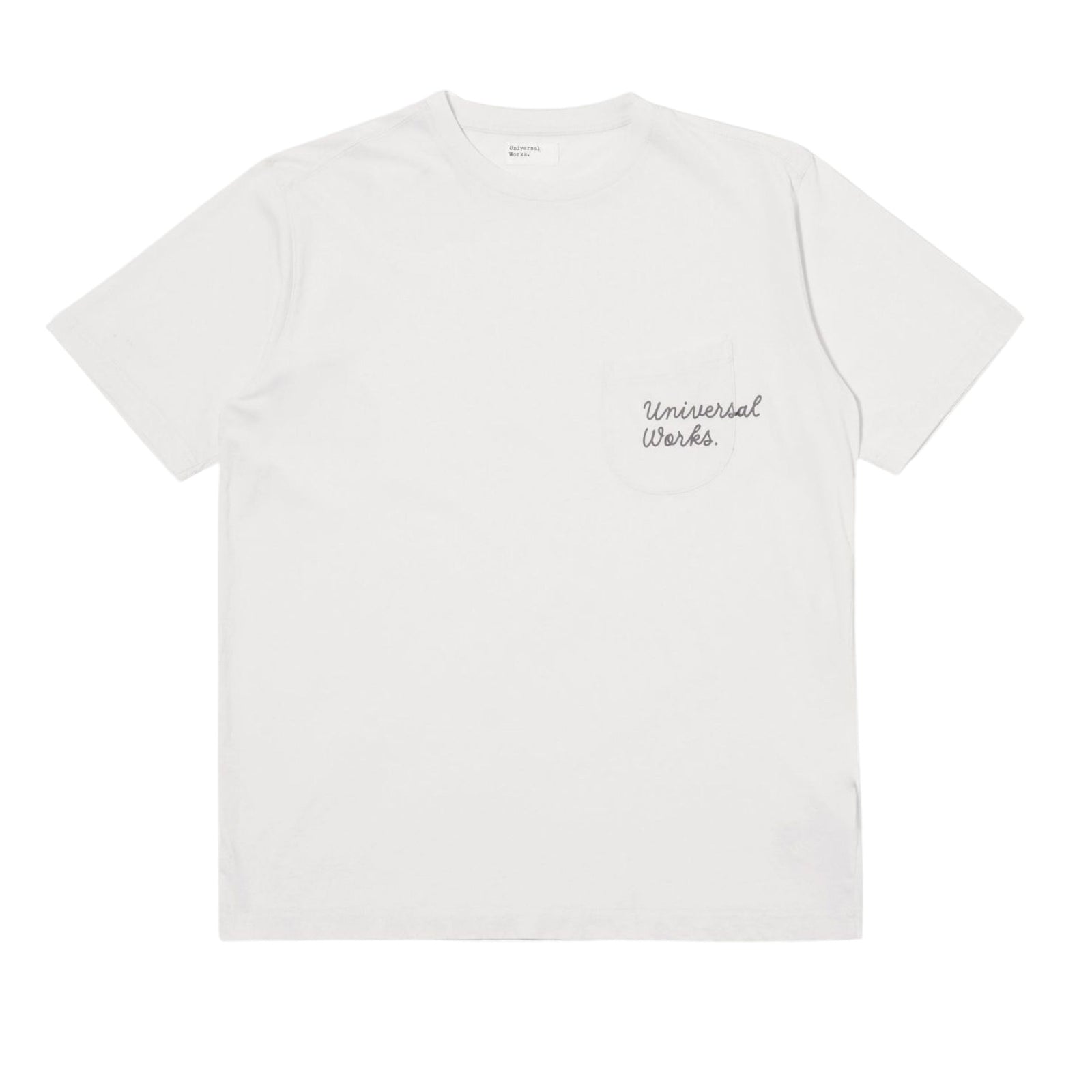 T-shirt Print Pocket Uomo Ecru