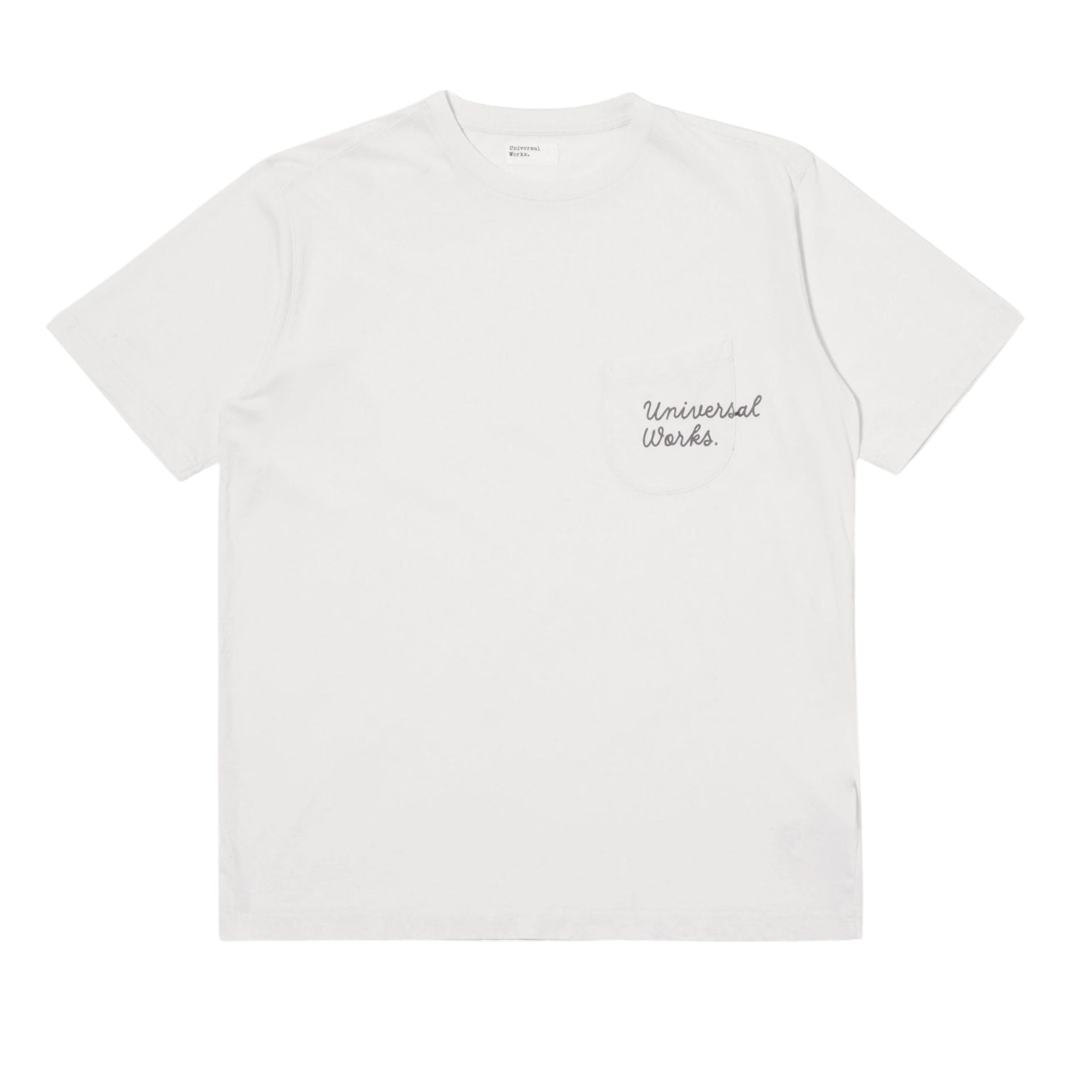 T-shirt Print Pocket Homme Ecru