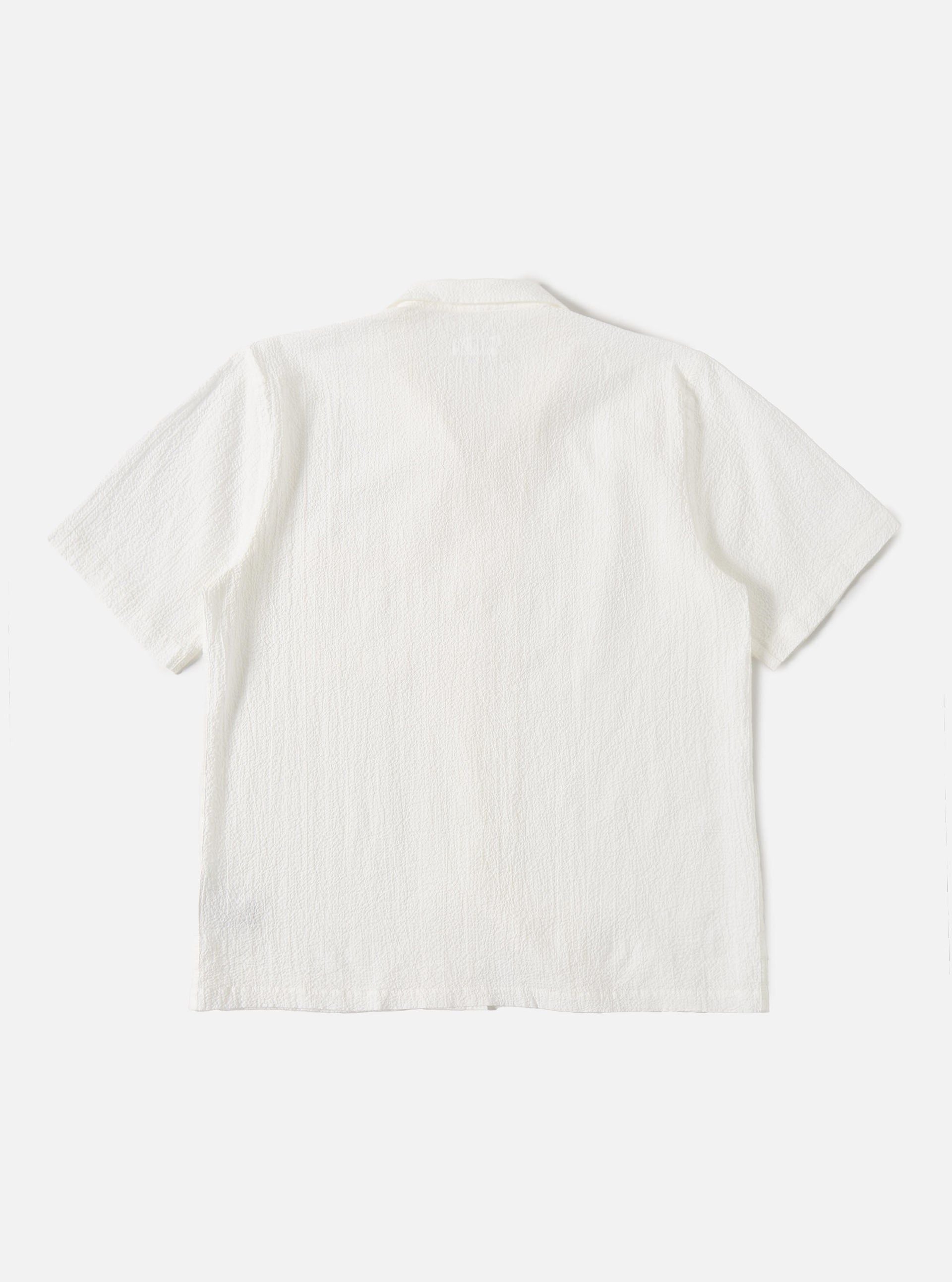 Men's Seersucker Shirt White