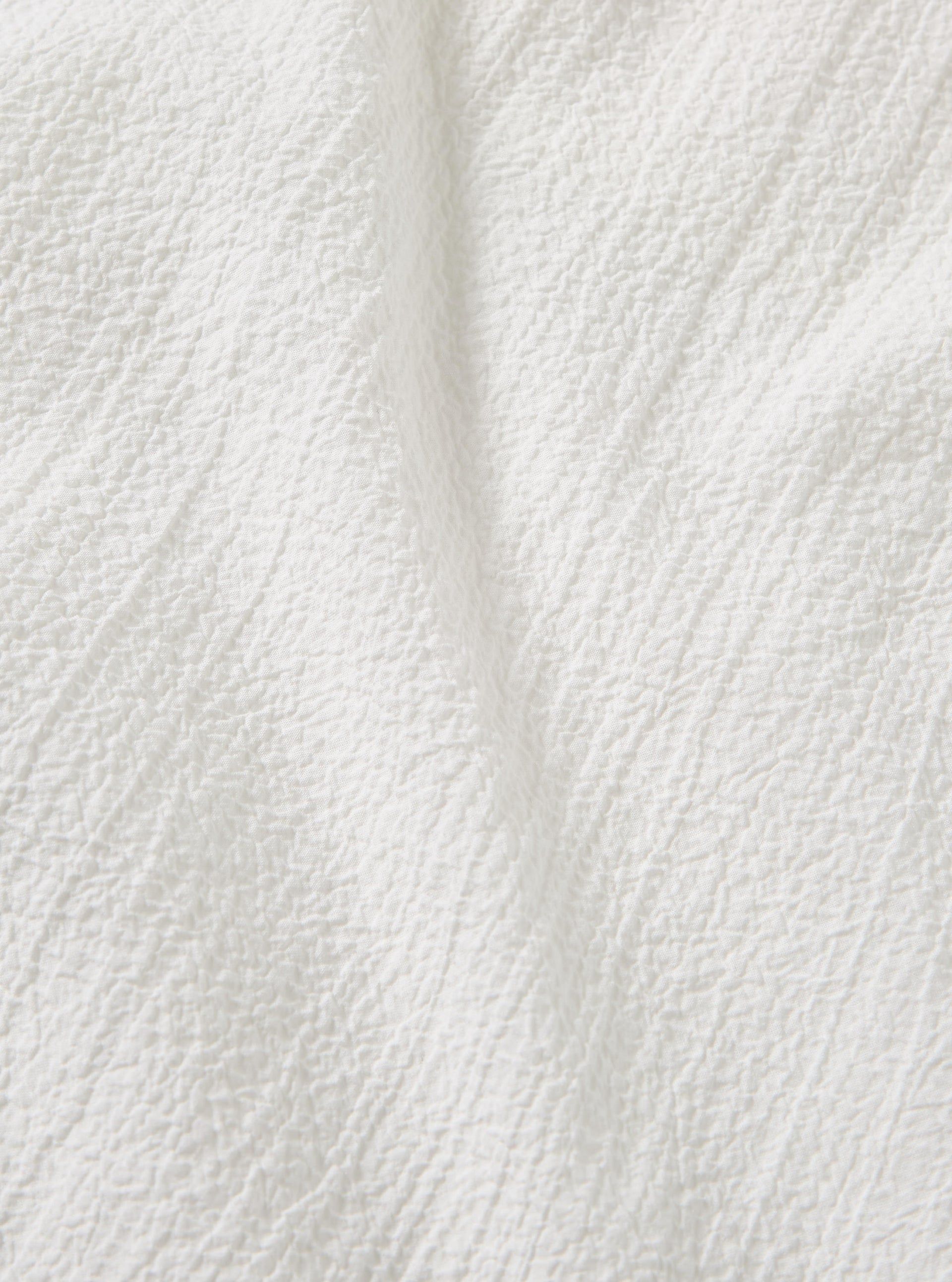 Men's Seersucker Shirt White