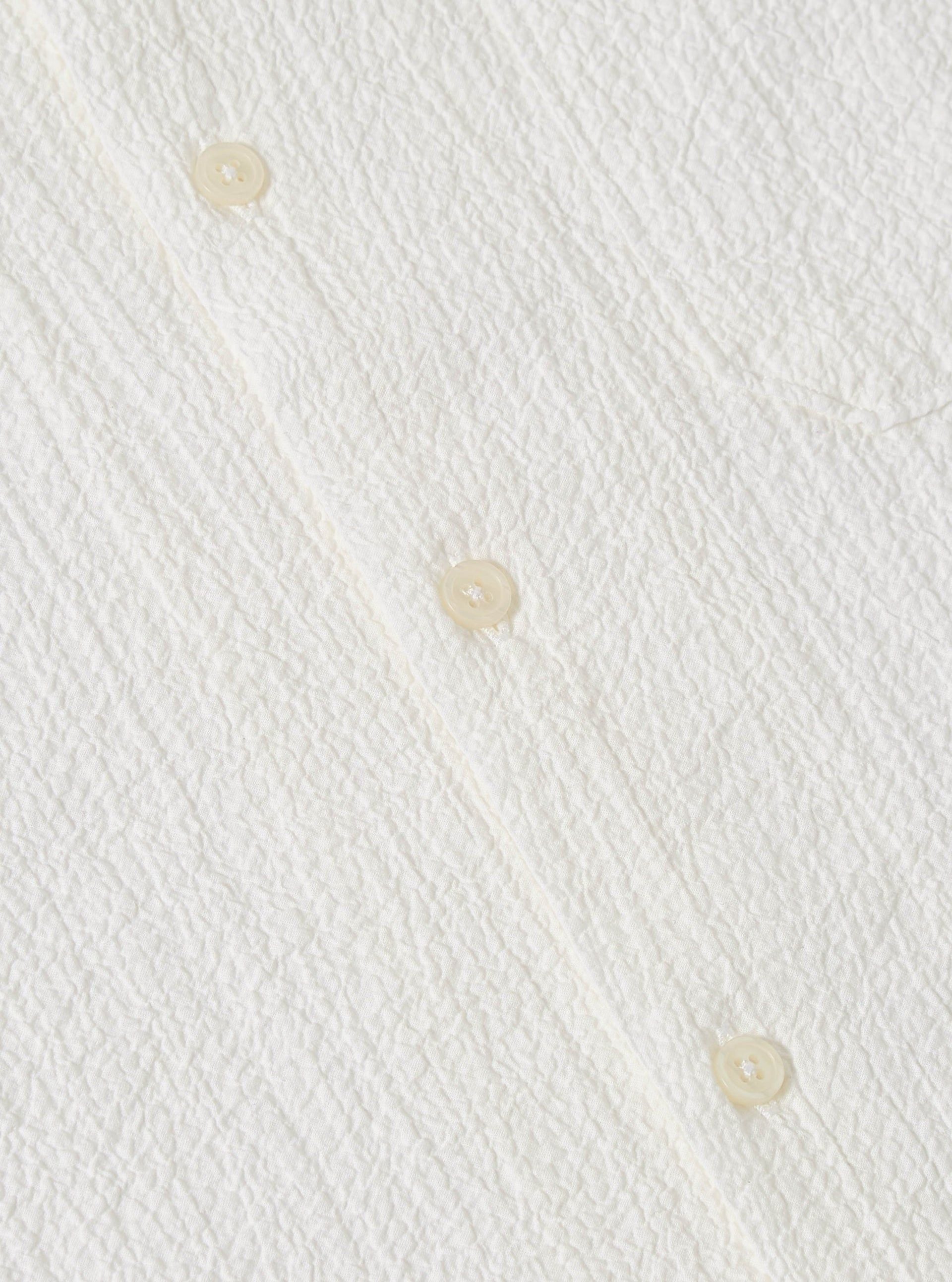 Men's Seersucker Shirt White