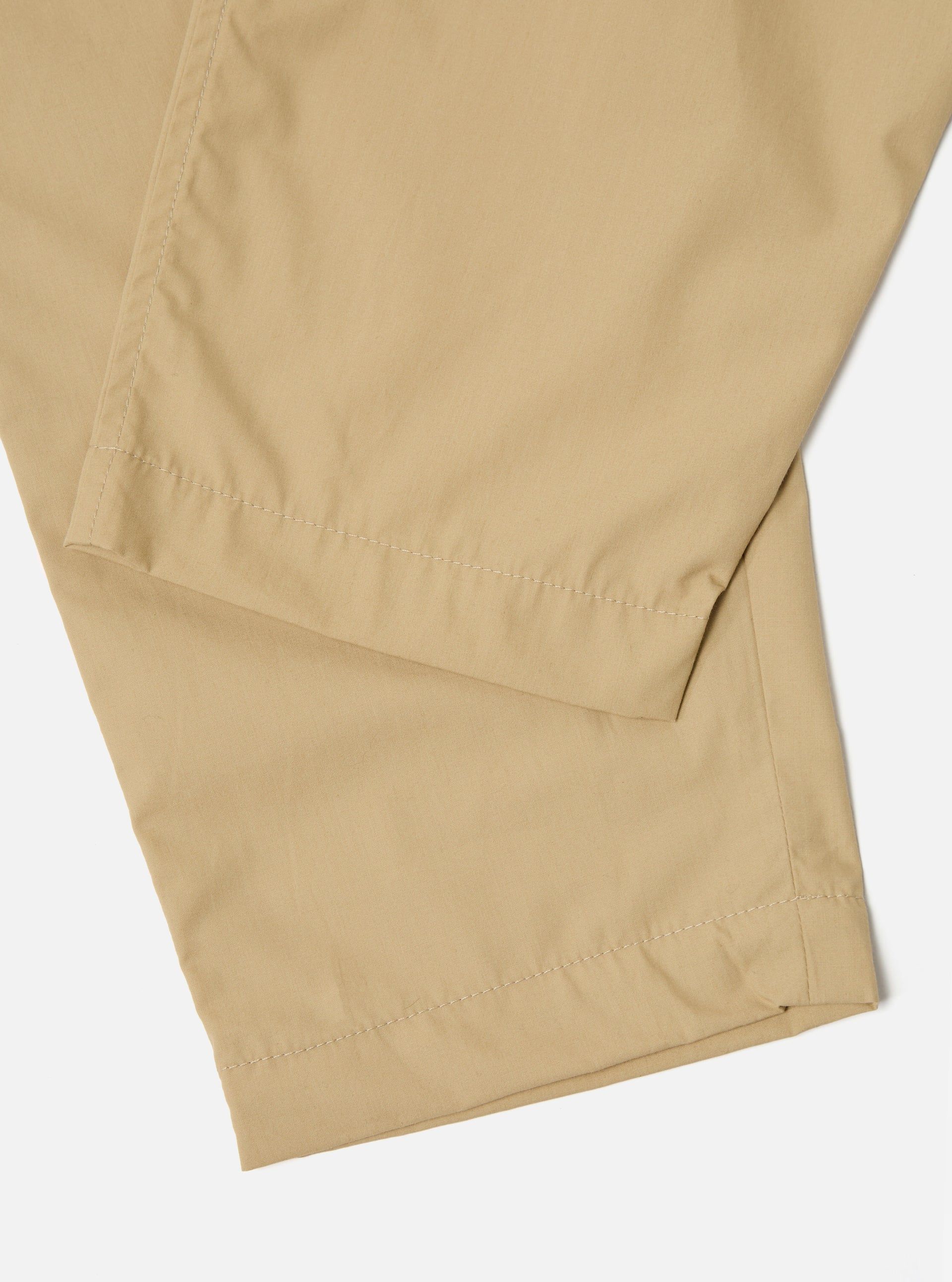 Men's Pleated Track Trousers Sand