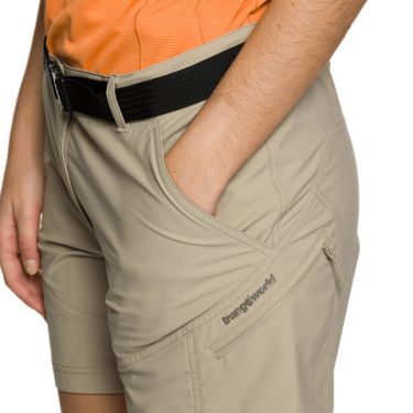 Pantalones cortos Yittu Mujer Plaza Taupe