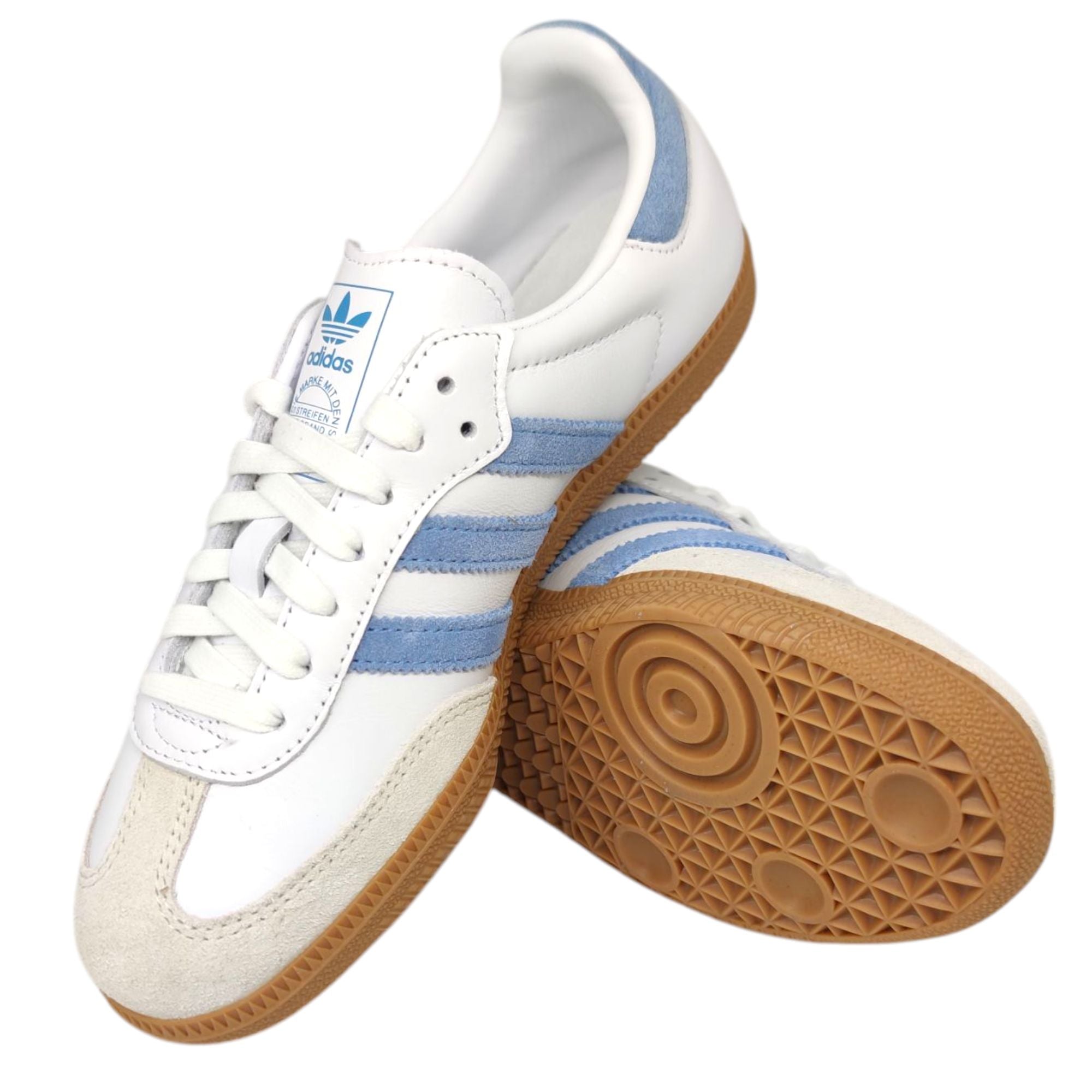 Women's Samba OG Shoes Footwear White/Alluminium/Ash Blue