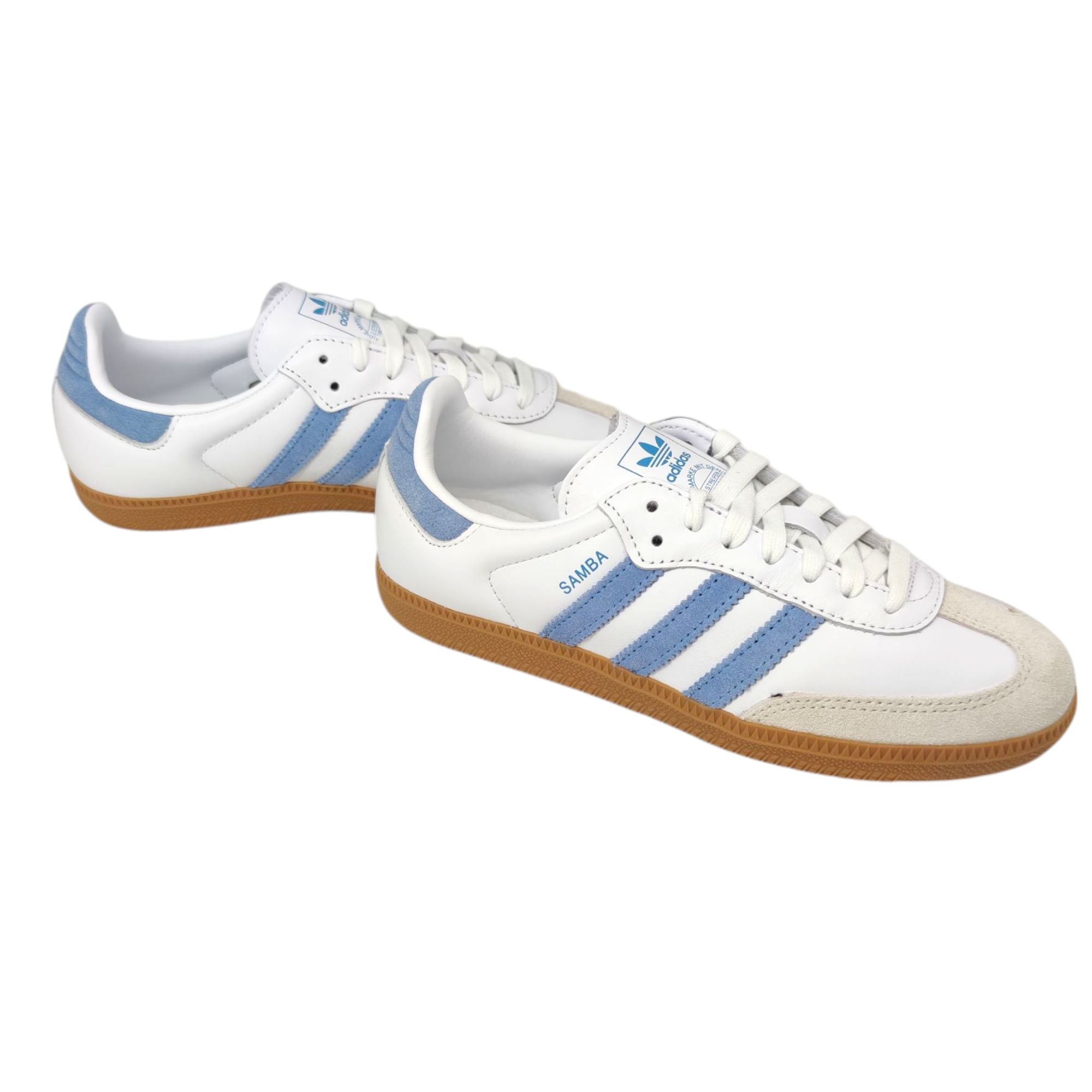 Women's Samba OG Shoes Footwear White/Alluminium/Ash Blue