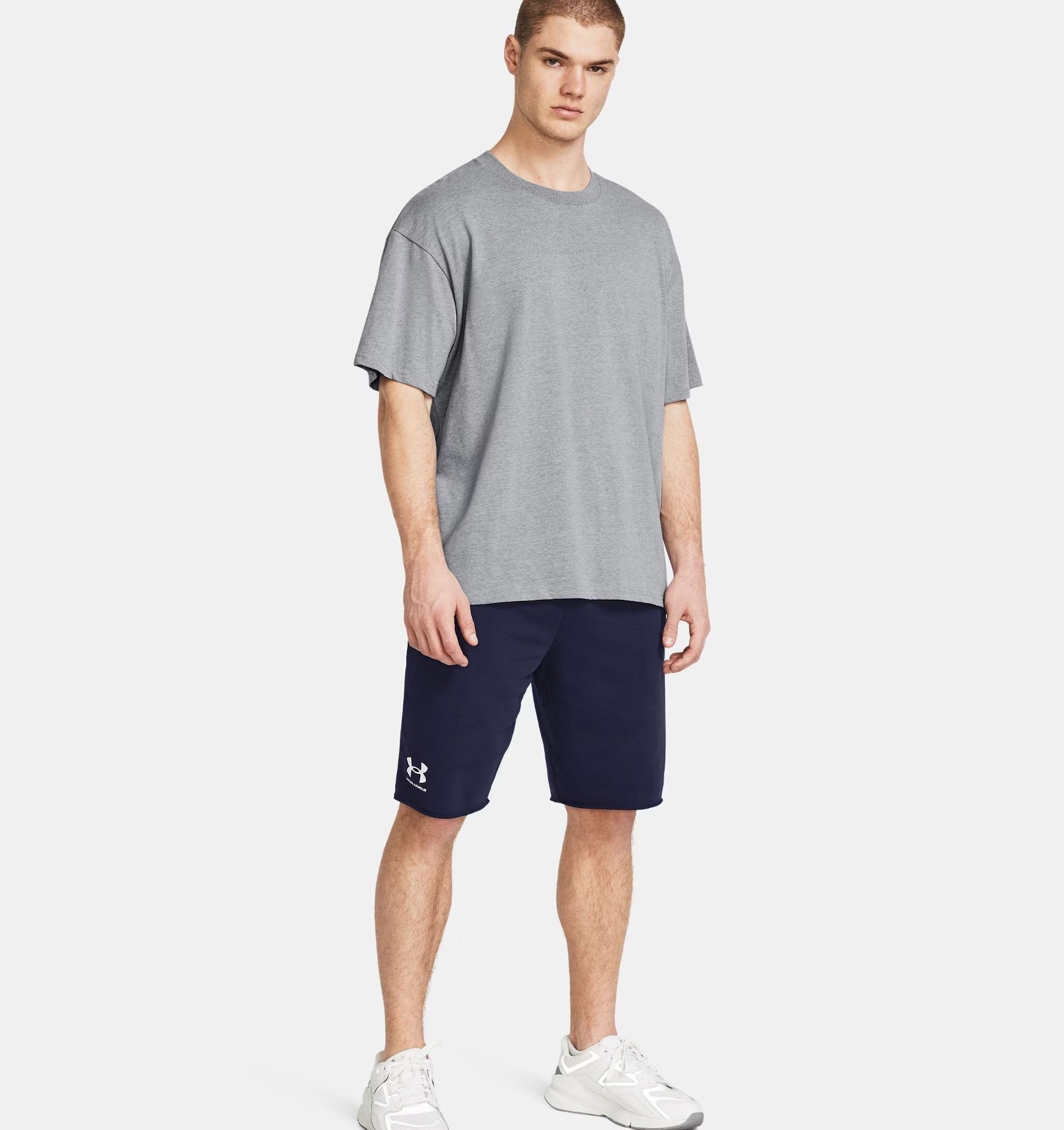 Pantaloncini Rival Terry Uomo Midnight Navy/Onyx White
