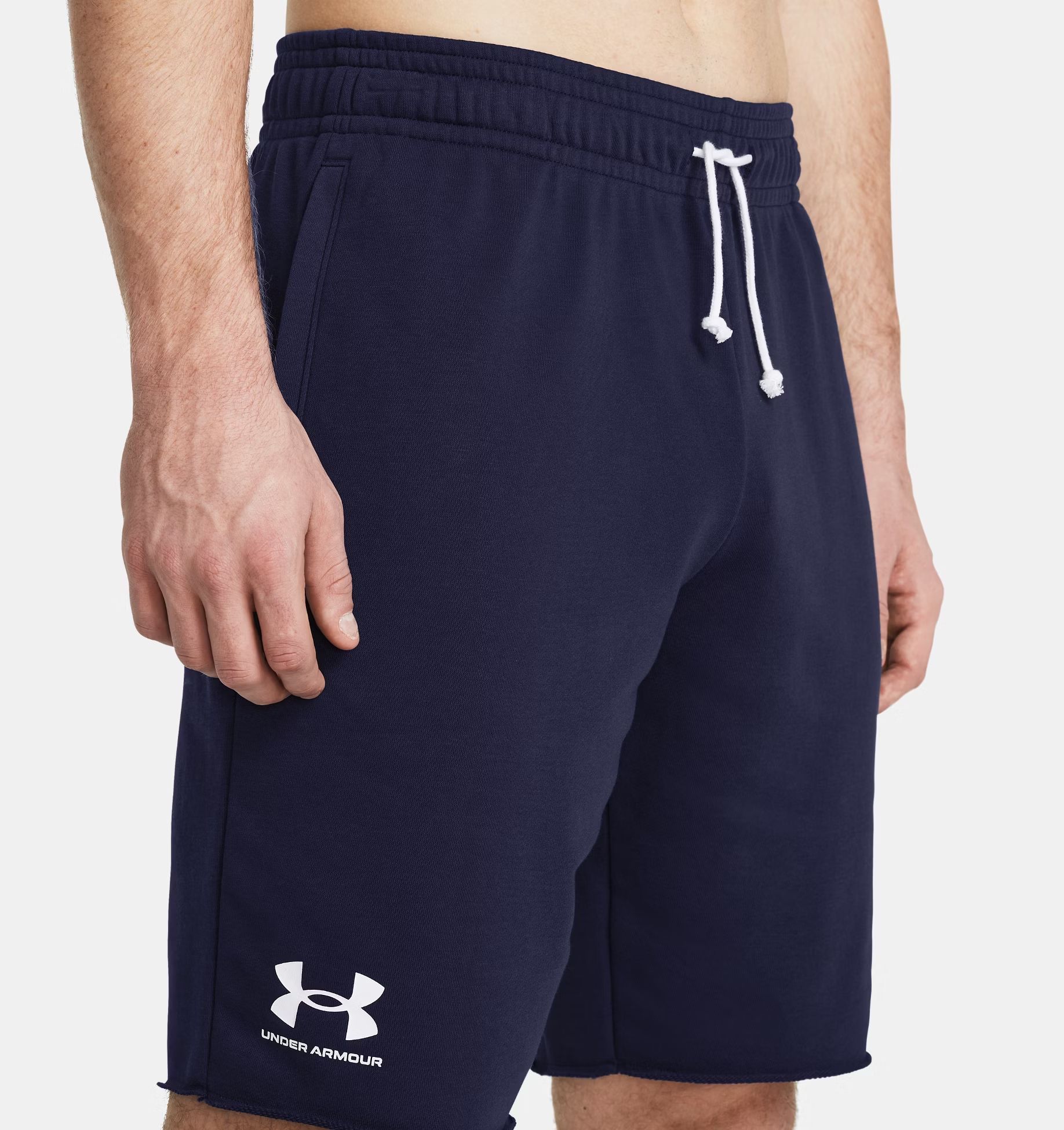 Pantaloncini Rival Terry Uomo Midnight Navy/Onyx White