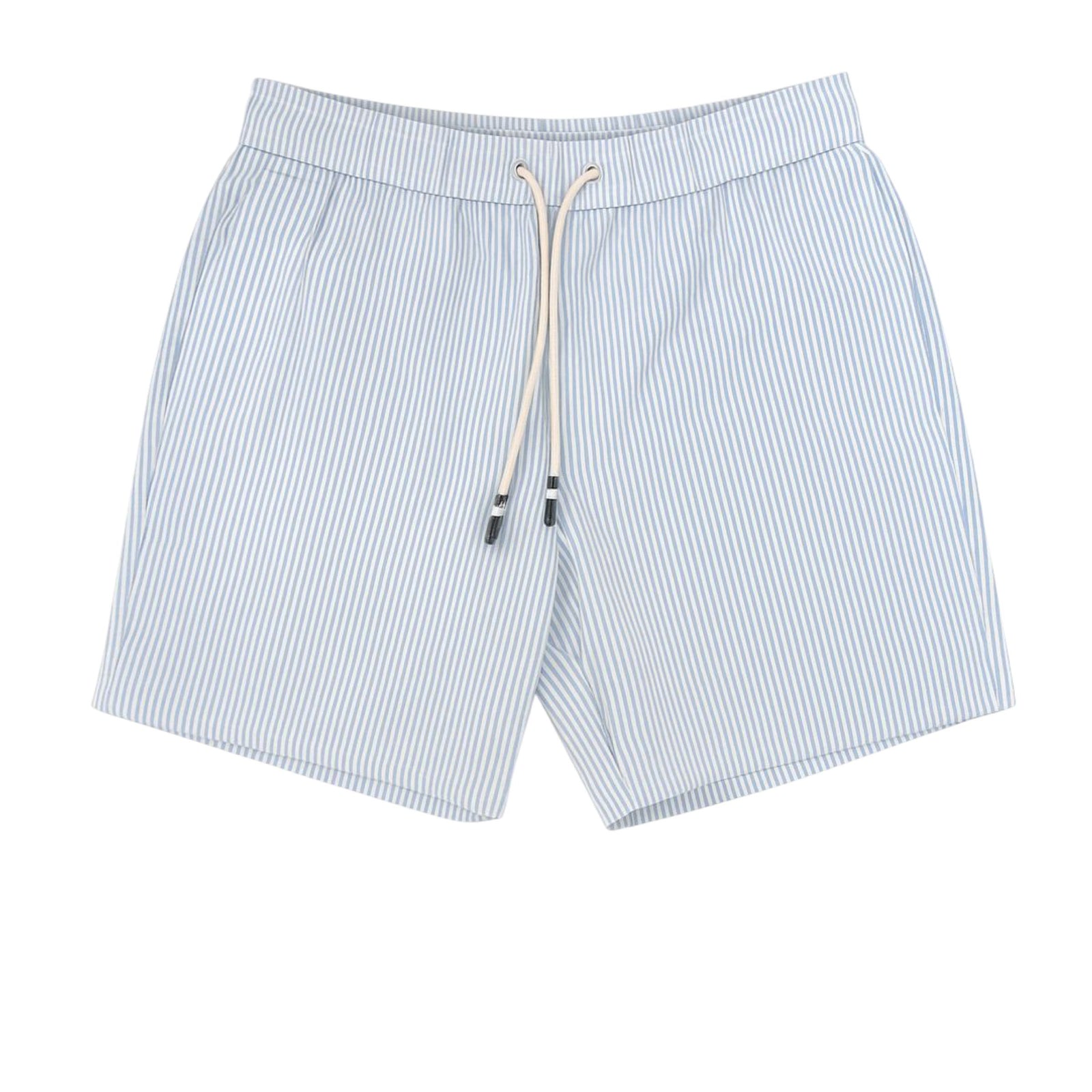 Costume Swim Uomo Light Blue White - Vista frontale