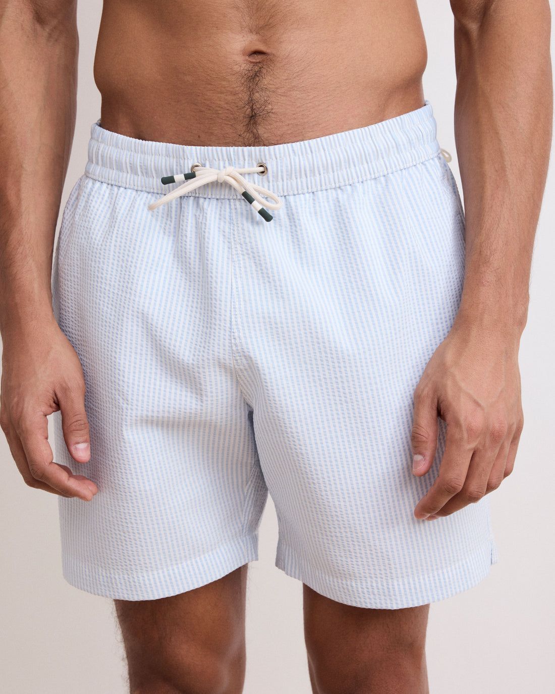 Costume Swim Uomo Light Blue/White