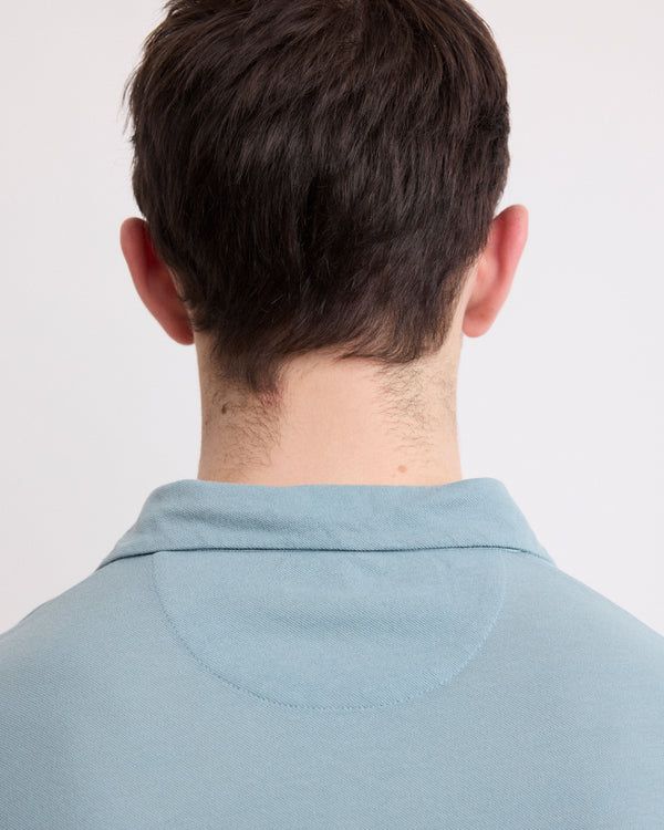 Polo Piqué Uomo Celadon Green