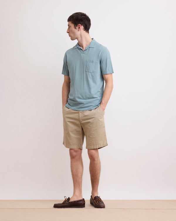 Polo Piqué Uomo Celadon Green