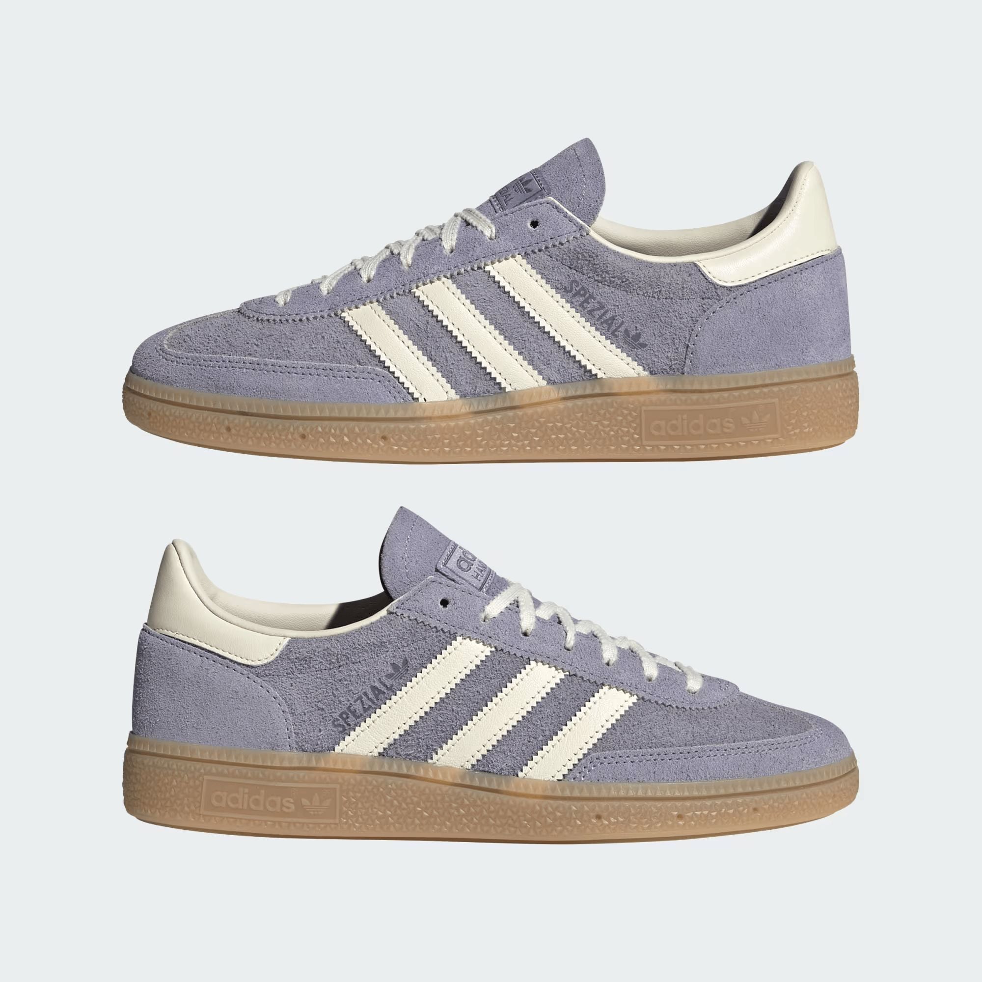 Women's Handball Spezial Shoes Silver Violet/Cream White/Gum