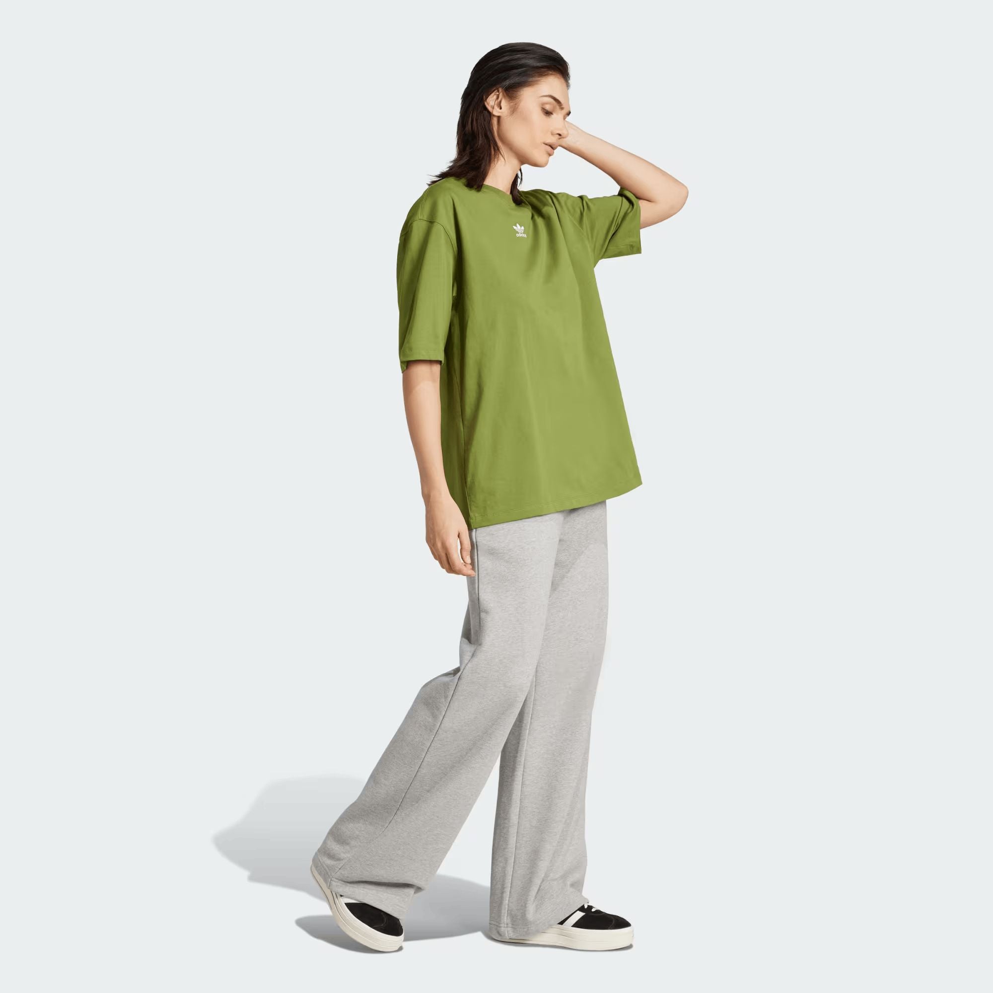 Camiseta Essentials Boyfriend Mujer Tech Olive