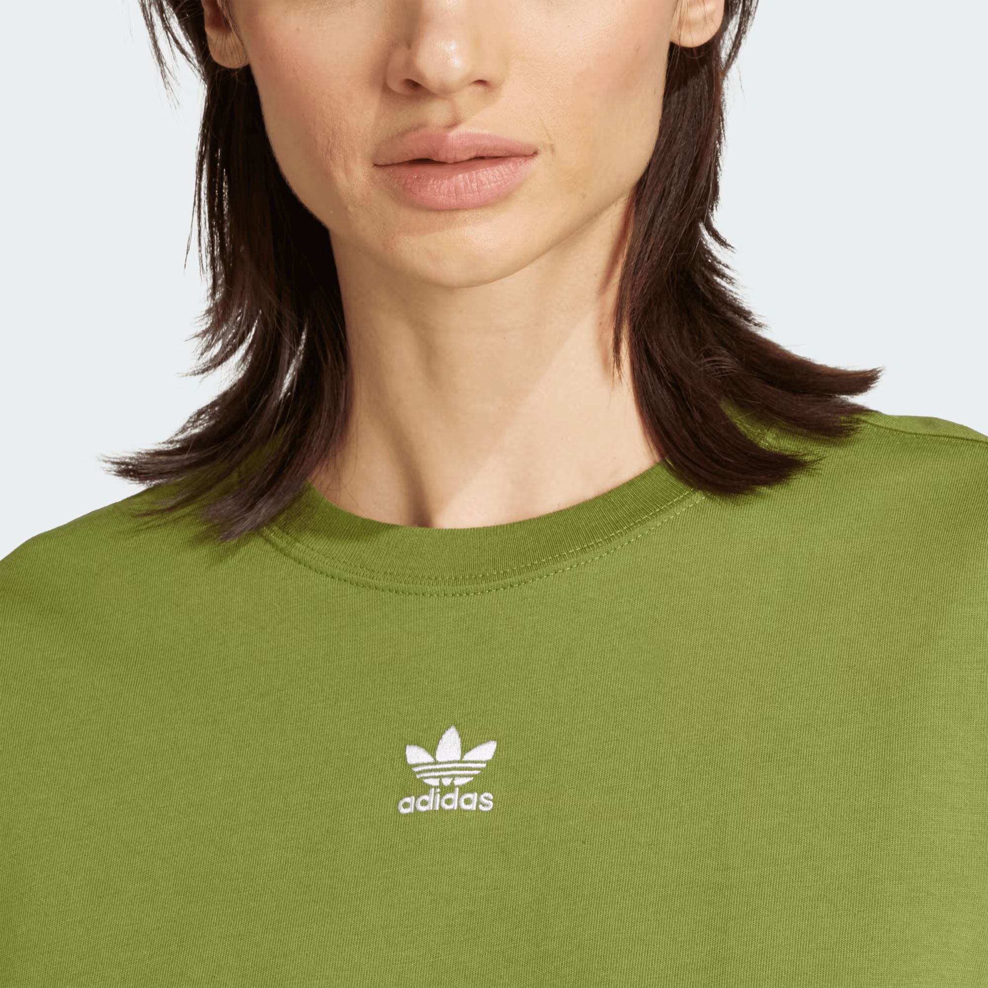 Camiseta Essentials Boyfriend Mujer Tech Olive