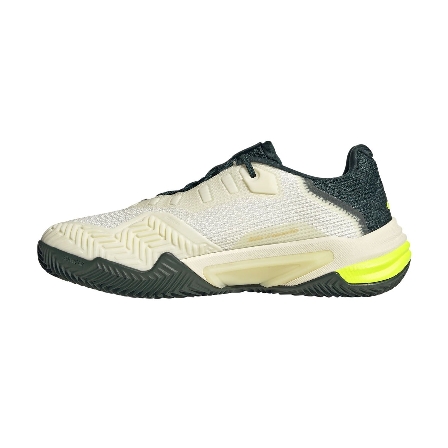 Men's Barricade 13 Clay Tennis Shoes Off White/Core Black/Aurora Ivy