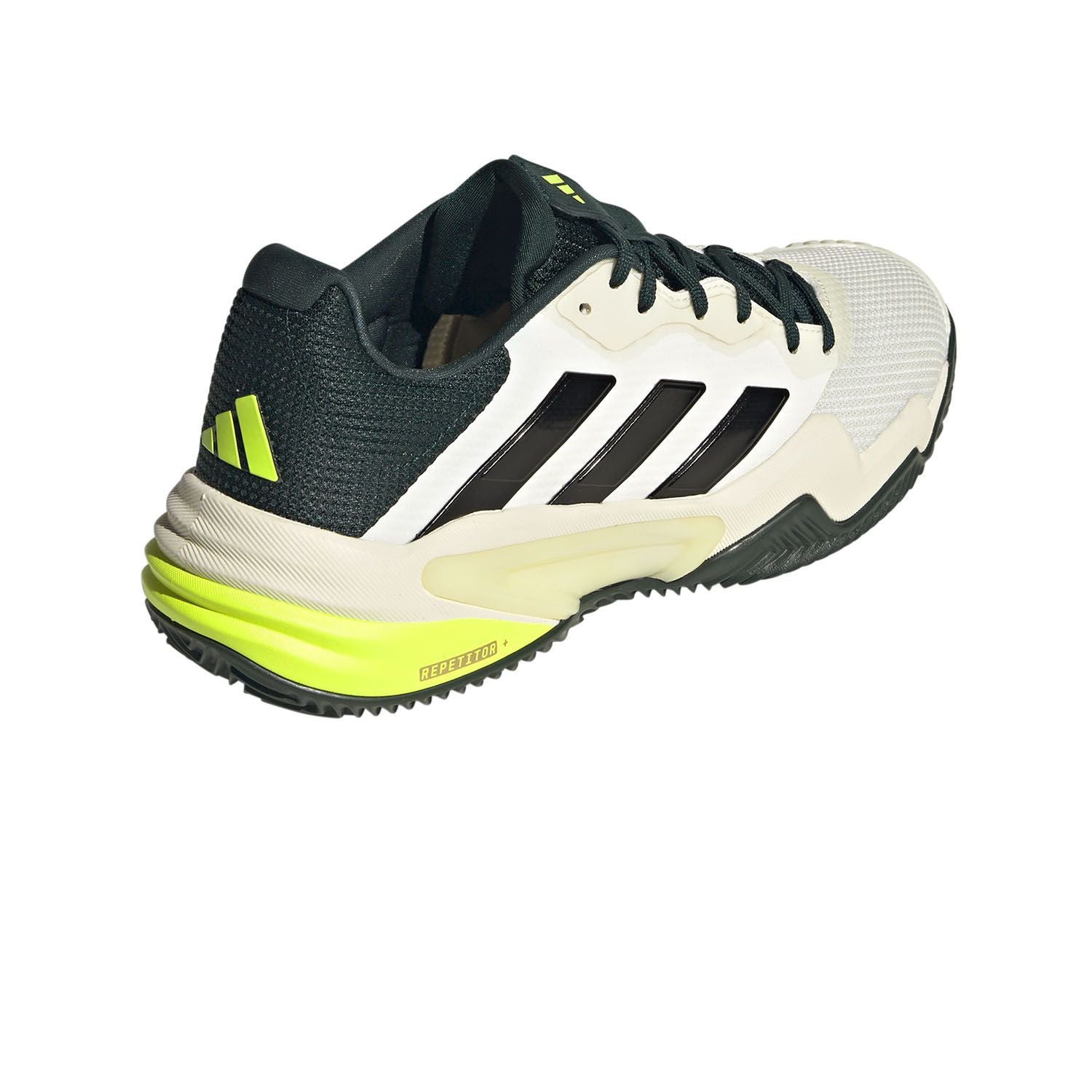 Men's Barricade 13 Clay Tennis Shoes Off White/Core Black/Aurora Ivy