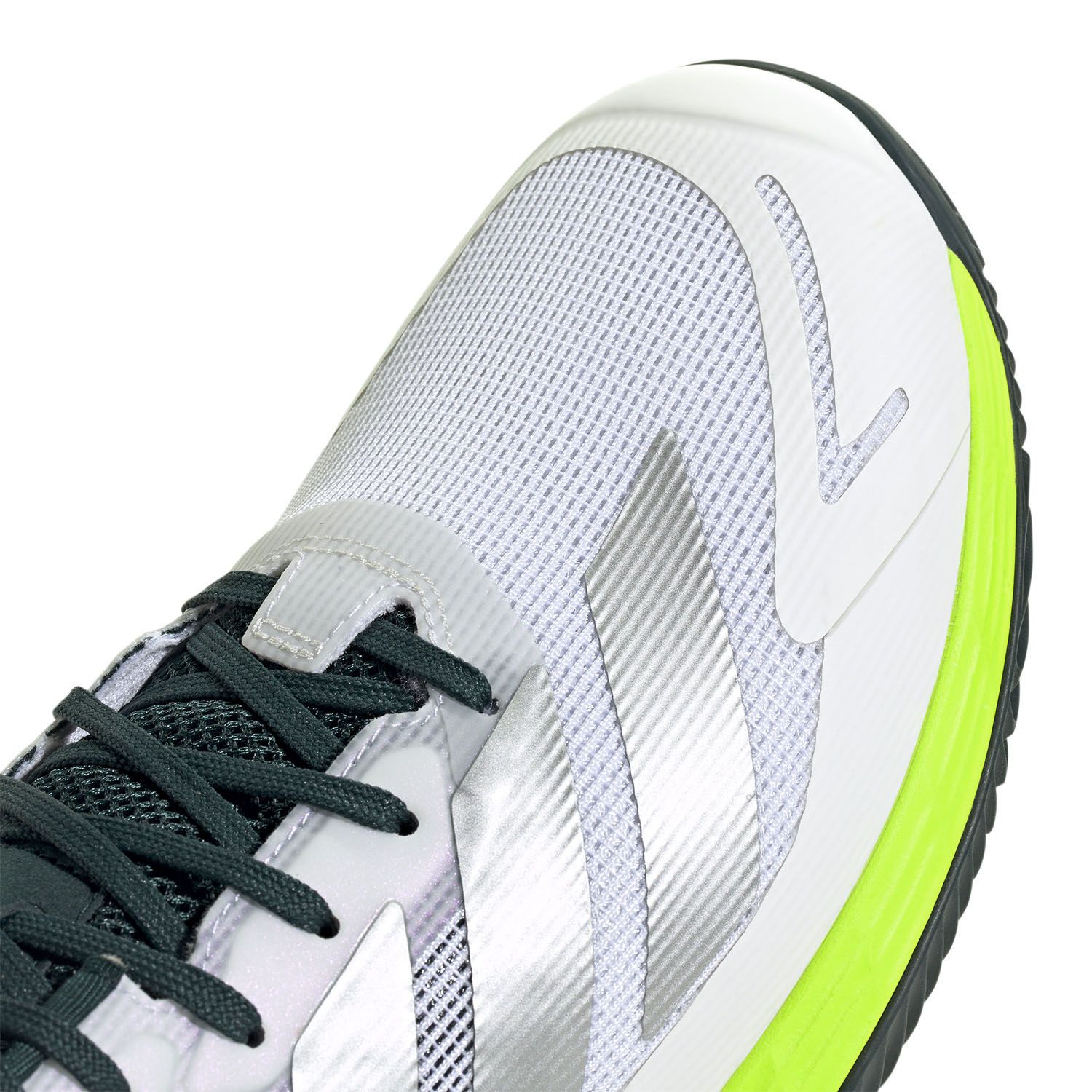 Men's Defiant Speed 2 Clay Tennis Shoes Footwear White/Aurora Ivy/Acid Lime