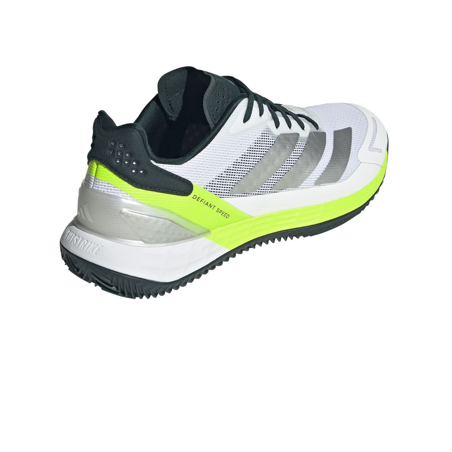 Men's Defiant Speed 2 Clay Tennis Shoes Footwear White/Aurora Ivy/Acid Lime