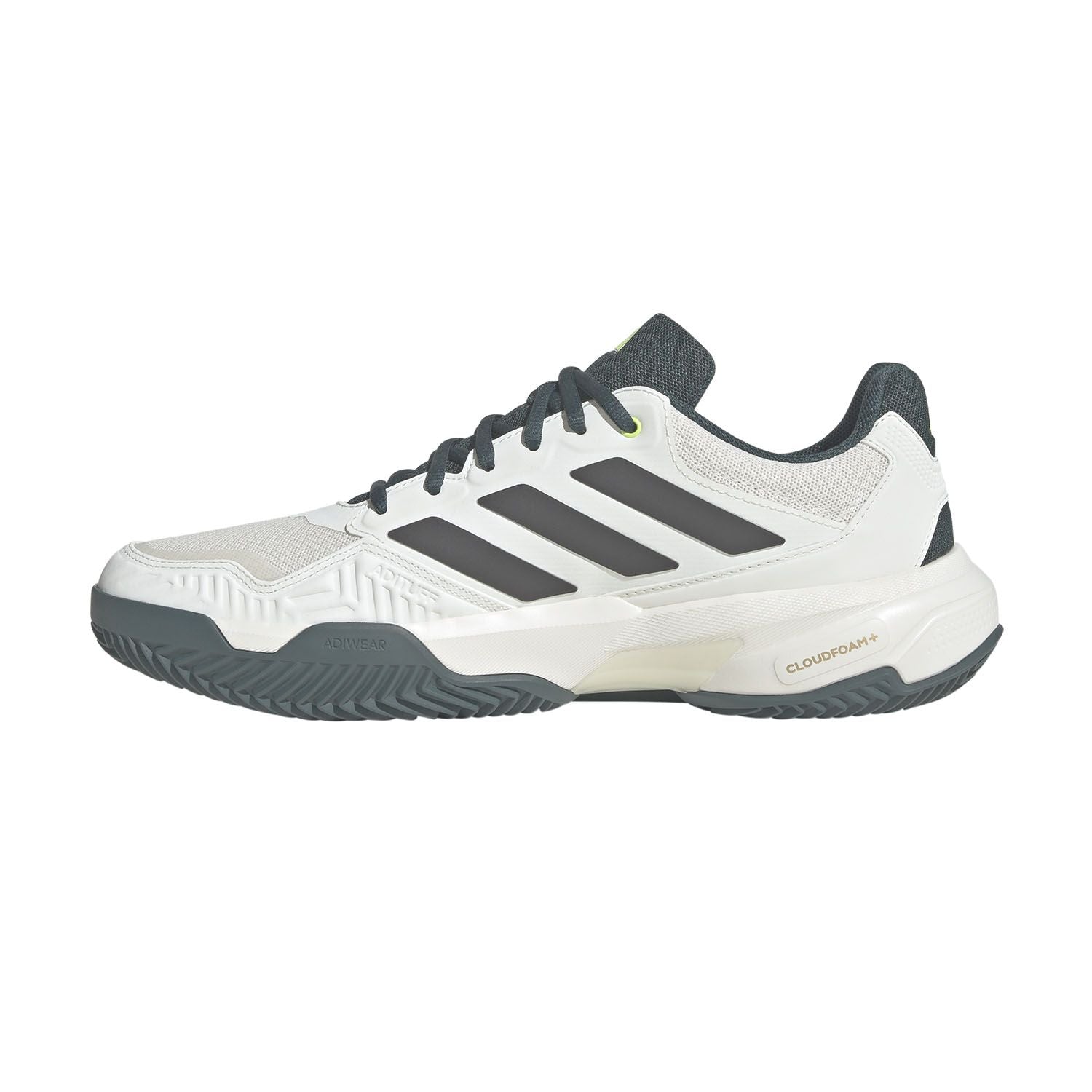 Men's CourtJam Control 3 Clay Tennis Shoes Off White/Core Black/Aurora Ivy
