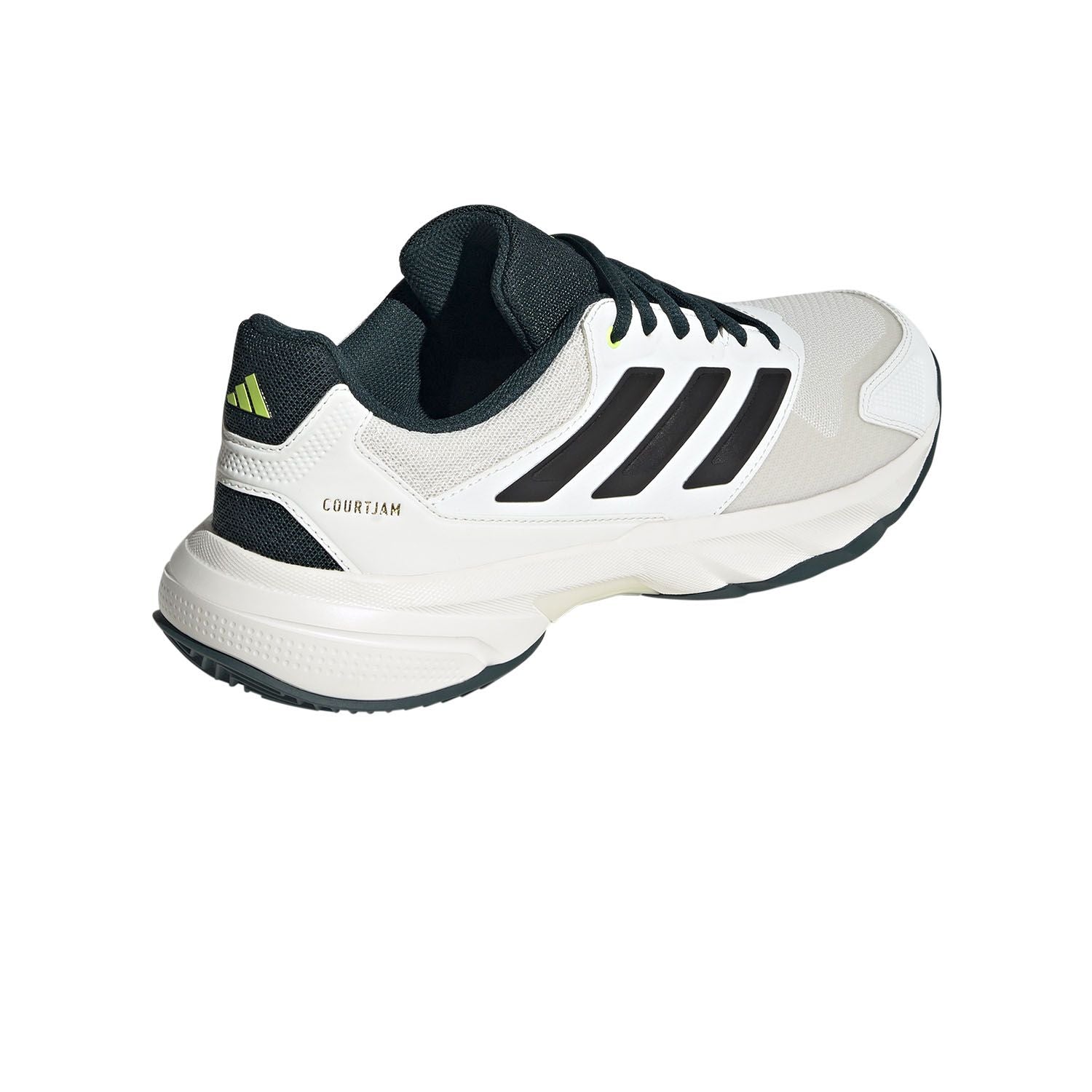 Men's CourtJam Control 3 Clay Tennis Shoes Off White/Core Black/Aurora Ivy
