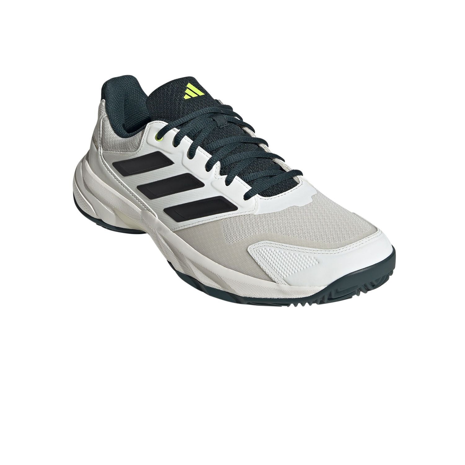 Men's CourtJam Control 3 Clay Tennis Shoes Off White/Core Black/Aurora Ivy