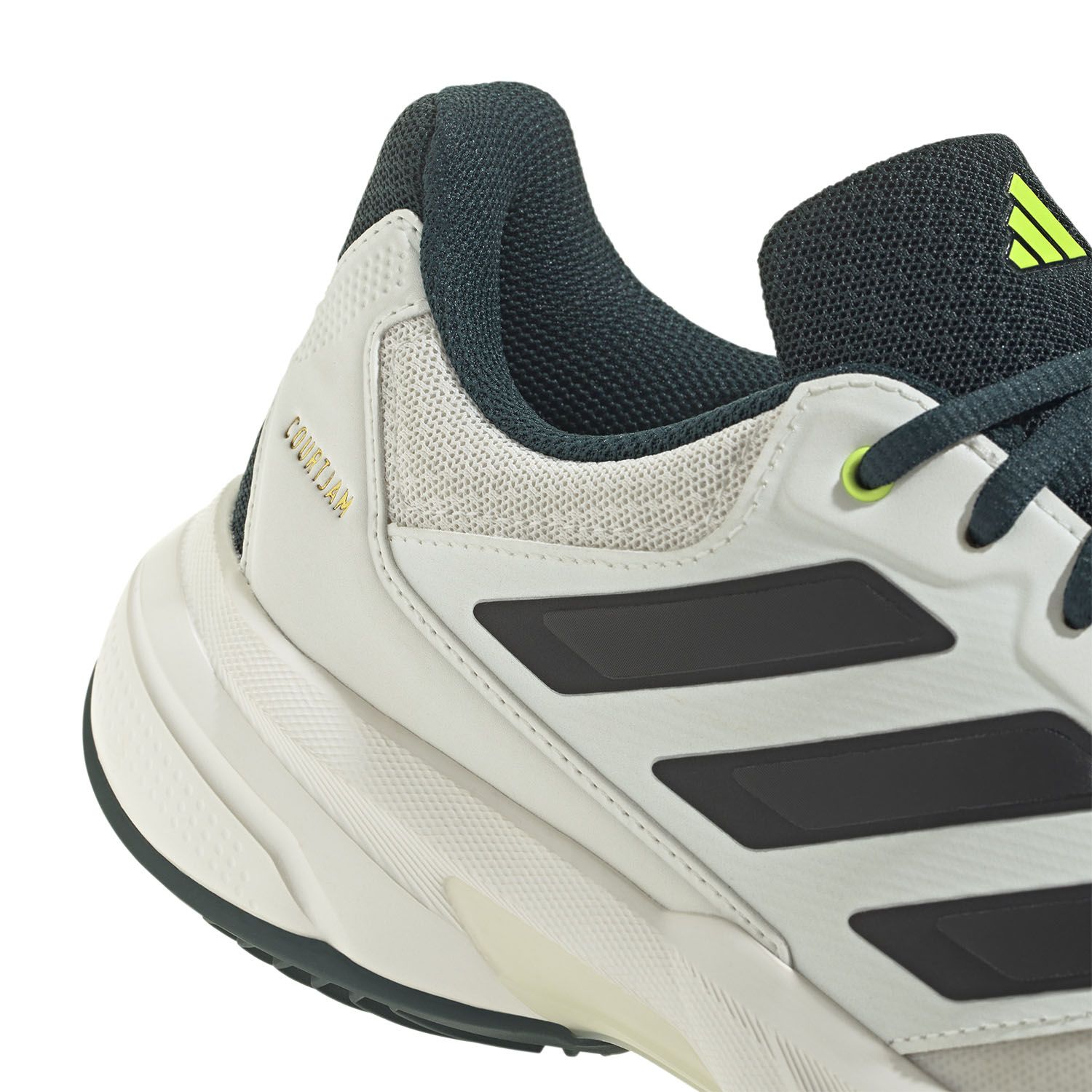 Men's CourtJam Control 3 Clay Tennis Shoes Off White/Core Black/Aurora Ivy