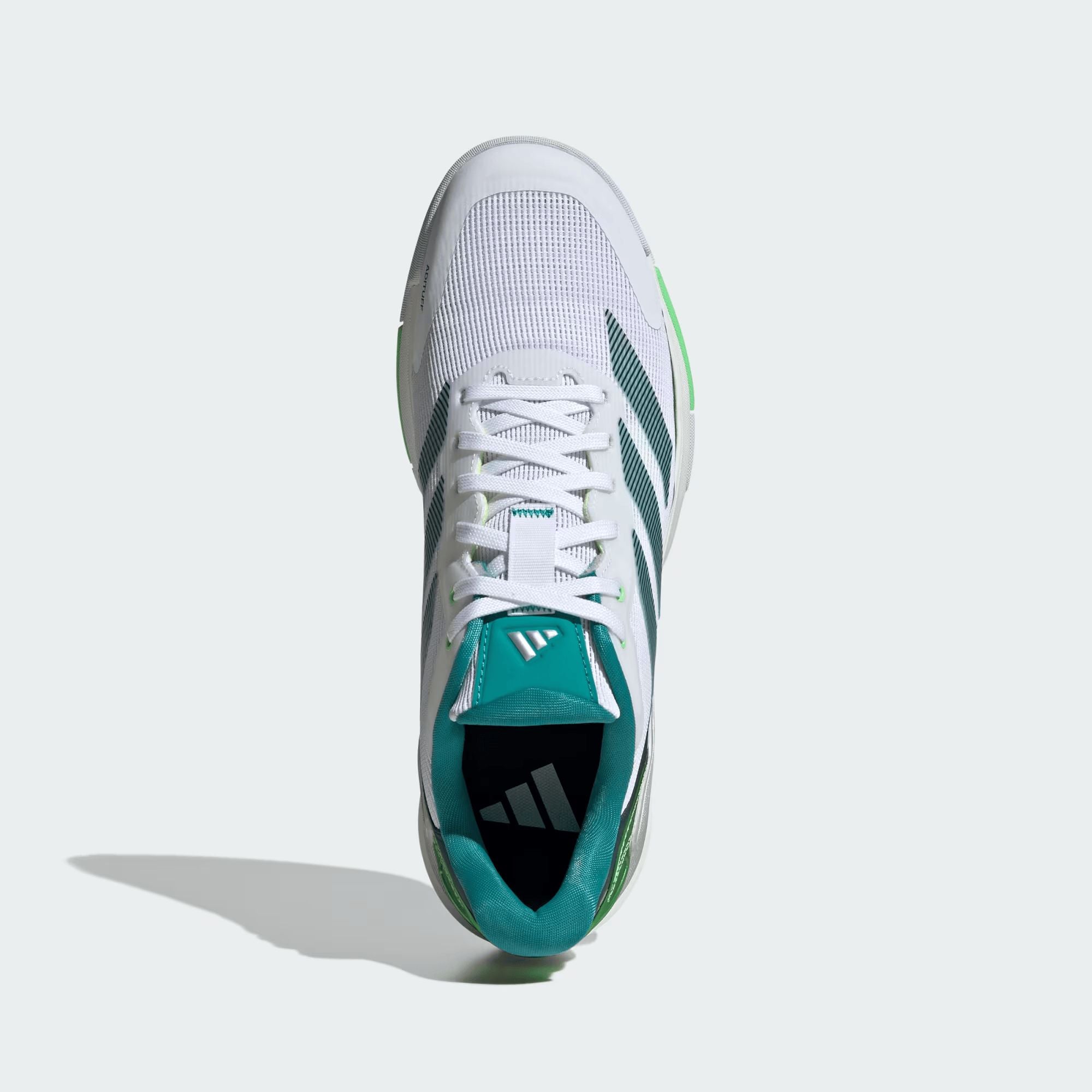 Men's Crazyquick LS Padel Padel Shoes Cloud White/Aurora Ivy/Lime Burst
