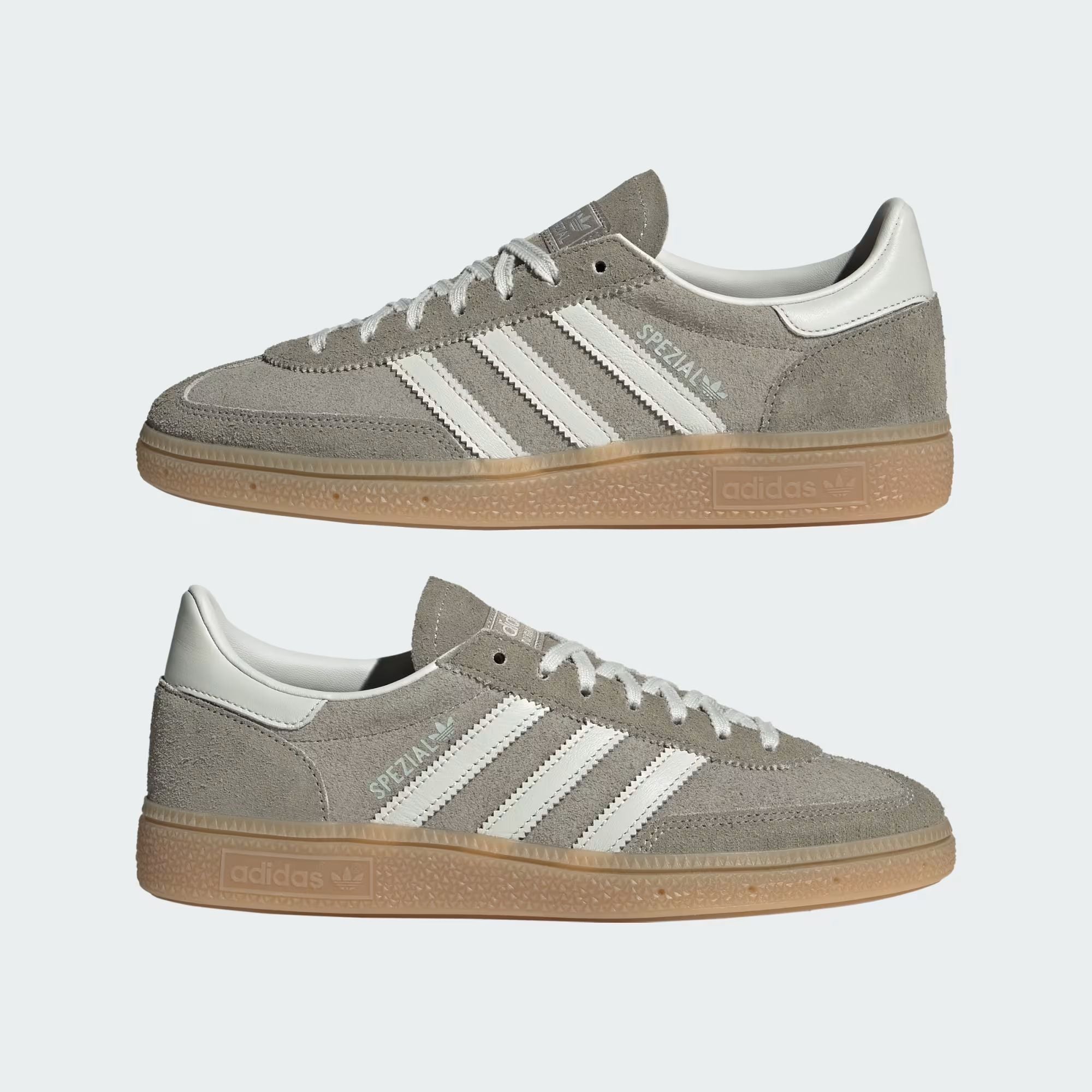 Women's Handball Spezial Shoes Silver Pebble/Orbit Grey/Gum