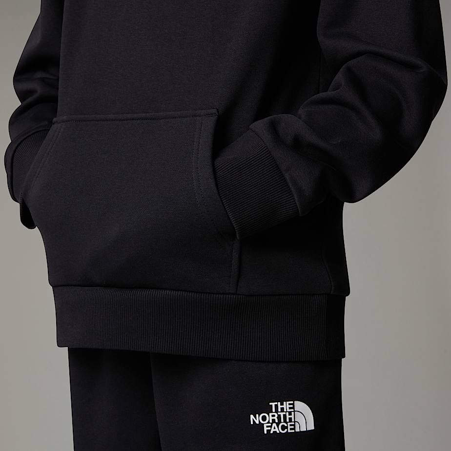 Pull Simple Dome Hoodie Junior Black