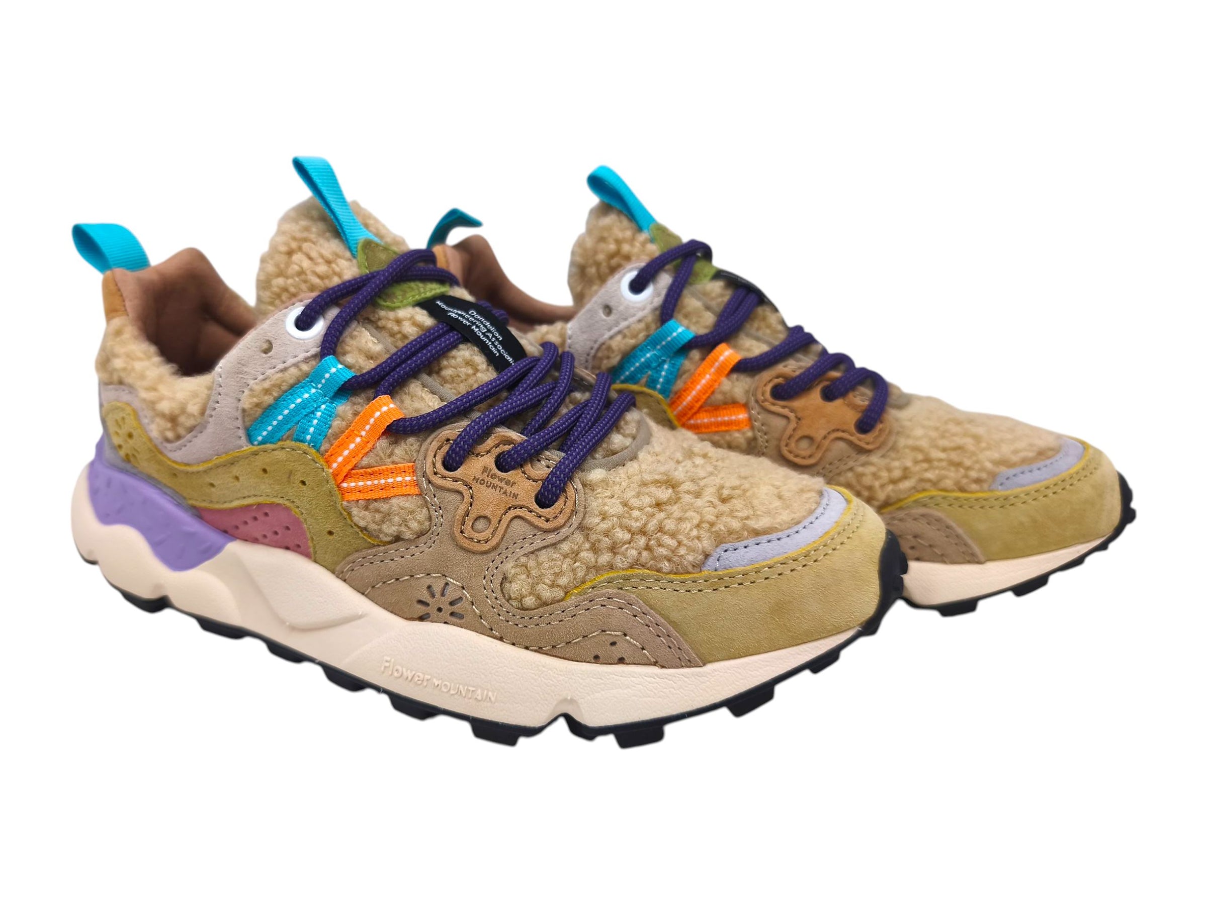Zapatillas Yamano 3 Teddy Mujer Beige/Multi