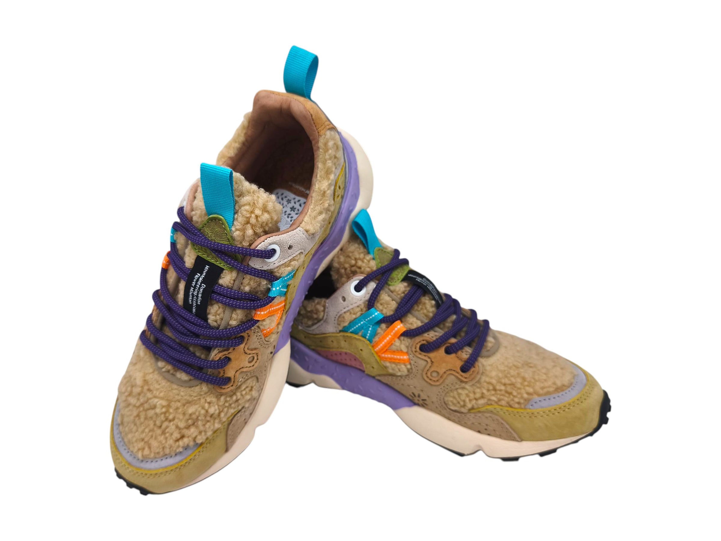 Zapatillas Yamano 3 Teddy Mujer Beige/Multi