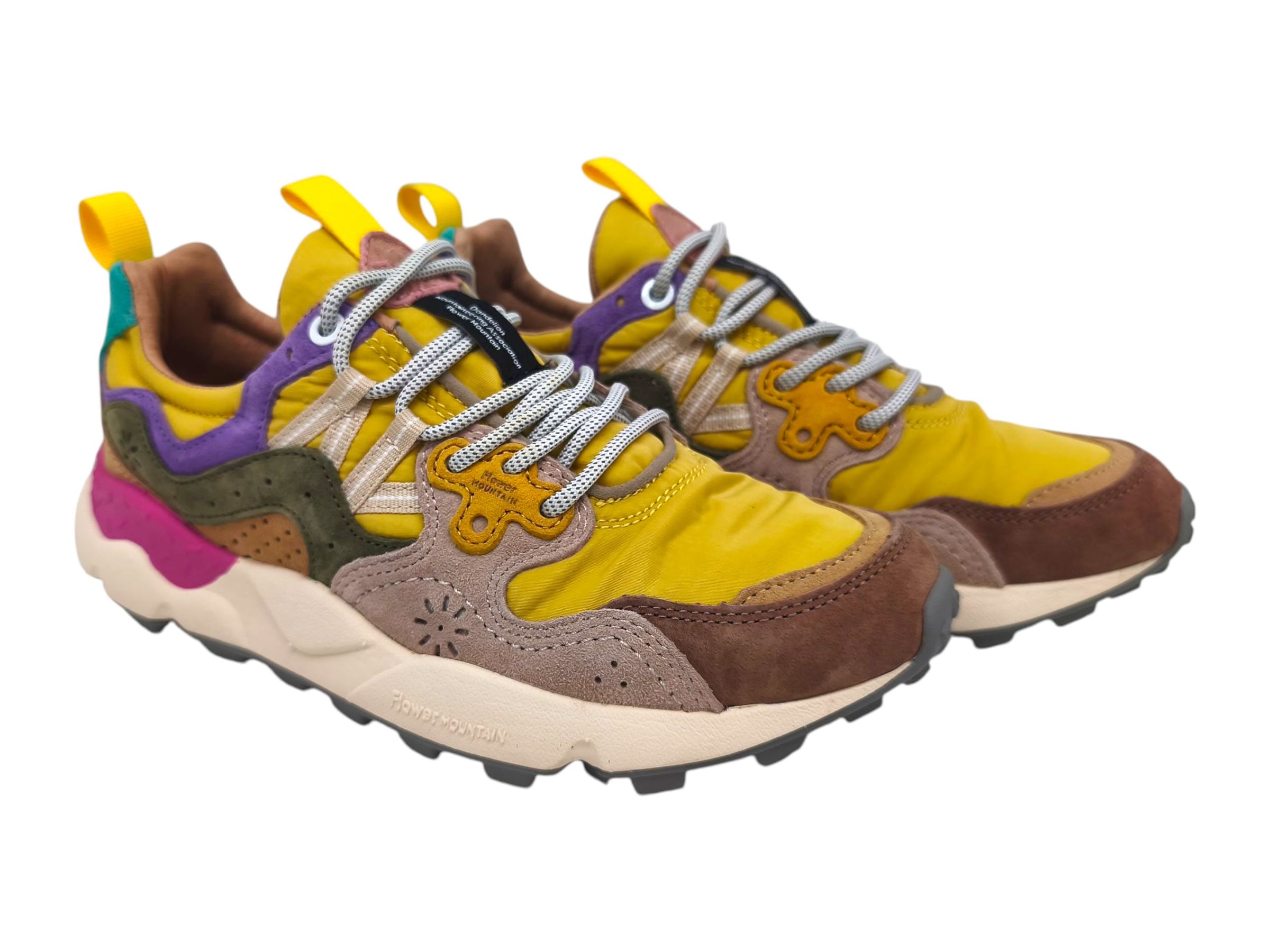 Frau Yamano 3 Turnschuhe Brown/Grey/Mustard