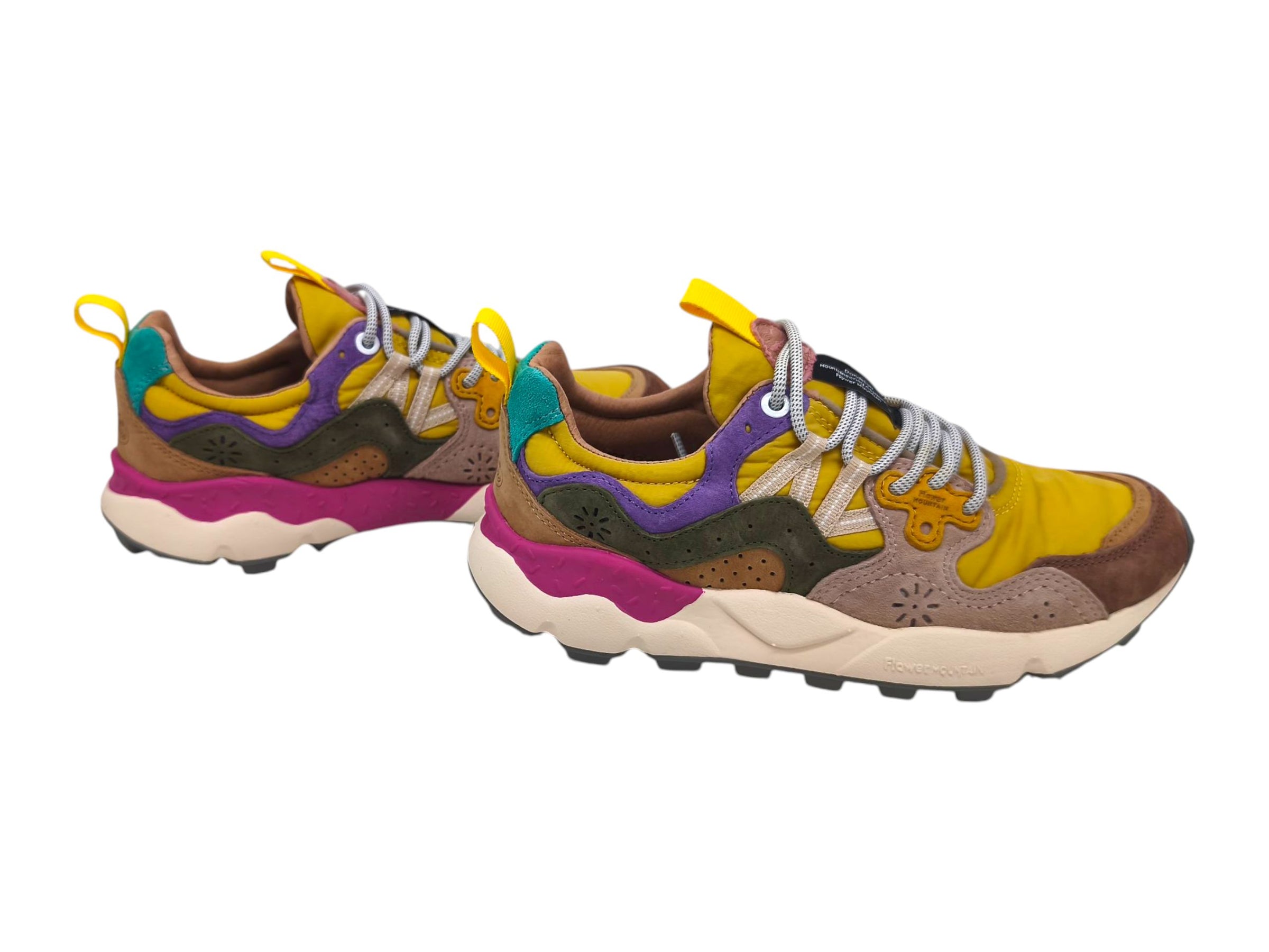 Frau Yamano 3 Turnschuhe Brown/Grey/Mustard