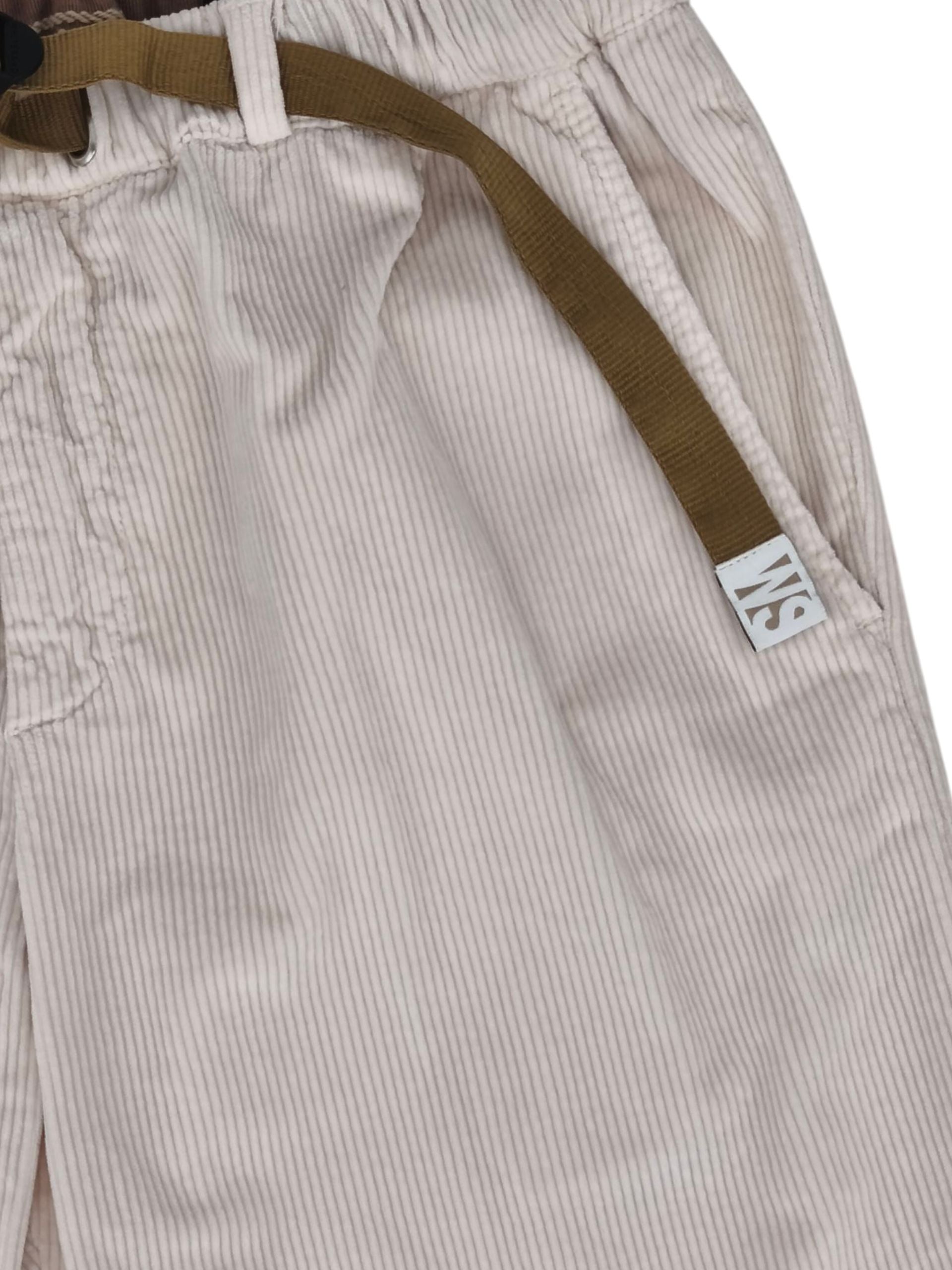 Pantaloni Greg Velluto Uomo Off White