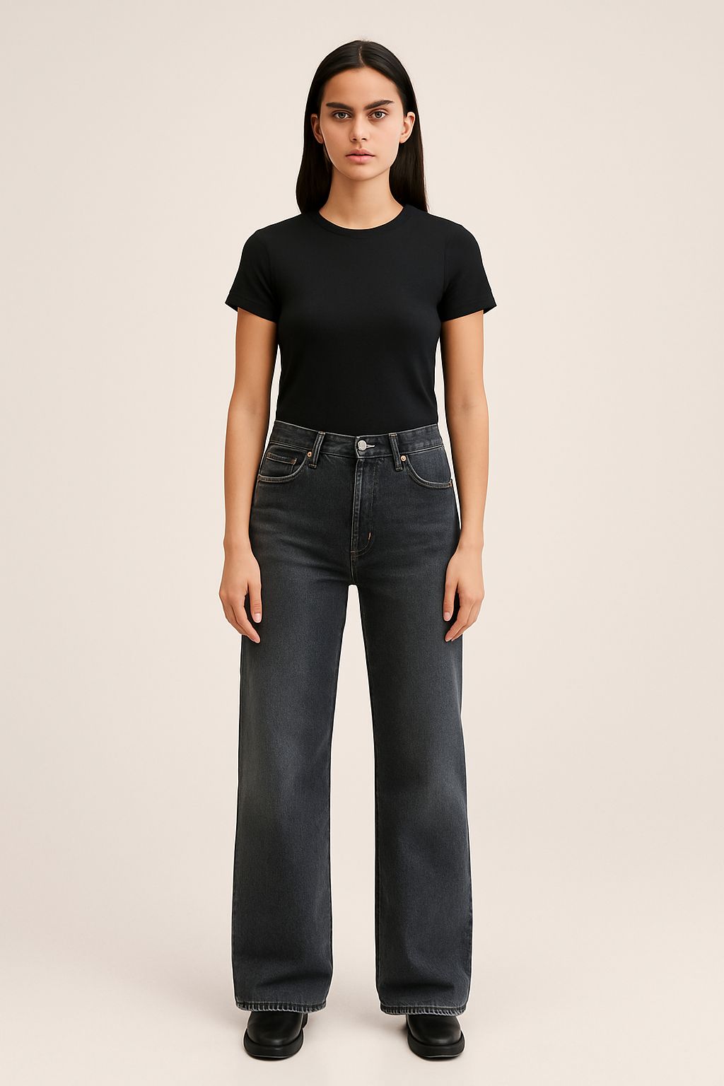 Pantaloni Zelda Open Donna Black