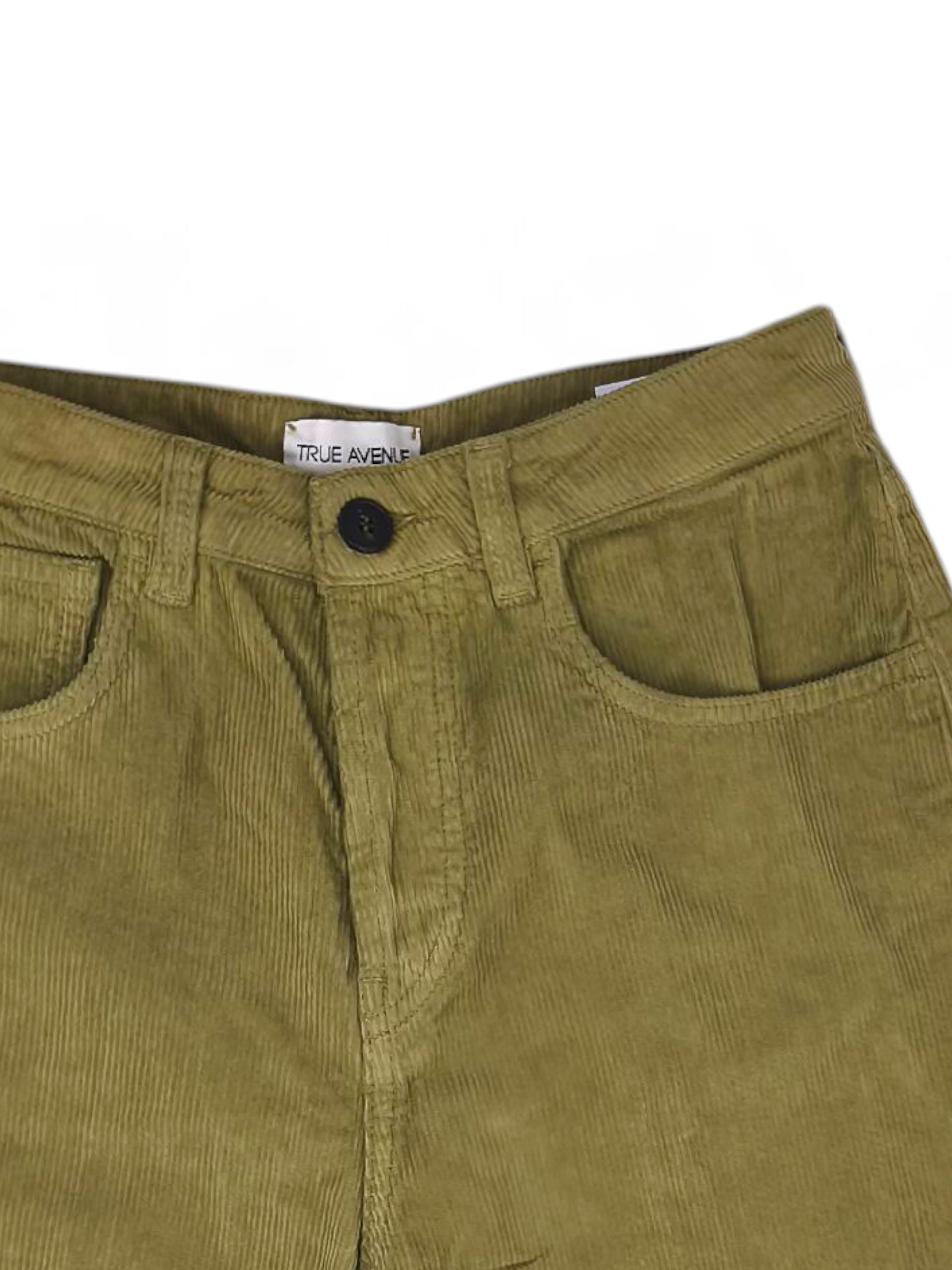 Pantaloni Zelda Needle Cord Donna Light Green