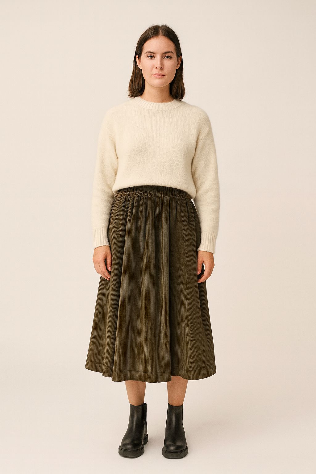 Jupe Garden Corduroy Femme Silt