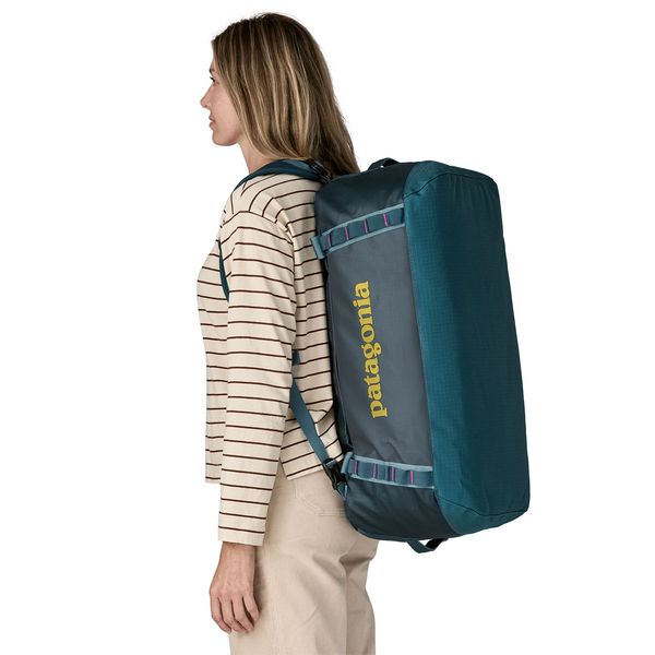 Borsa Black Hole 55L Tidal Teal/Luminous Pink